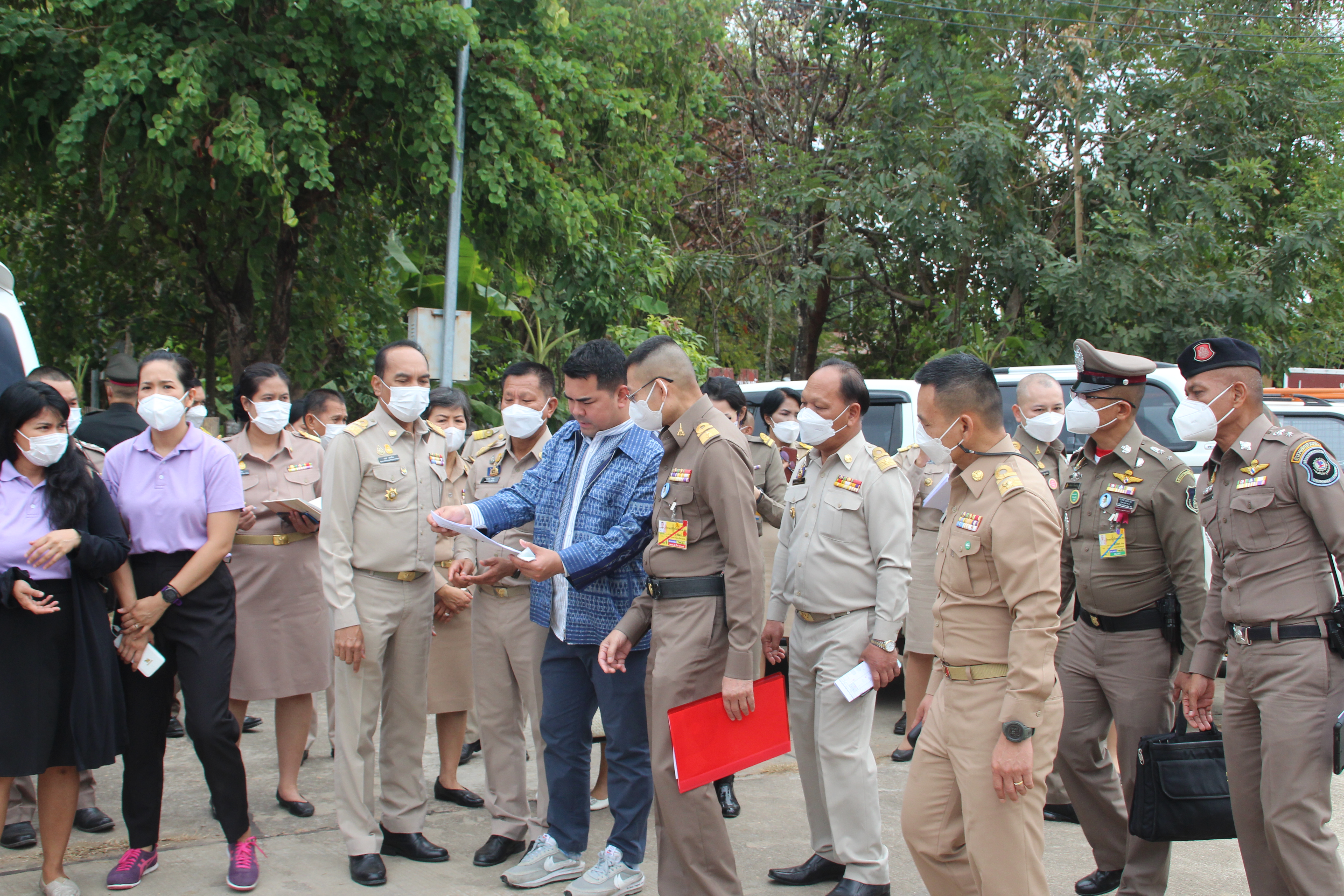 จังหวัดสกลนคร : ต้อนรับคณะตรวจพื้นที่ เตรียมการรับเสด็จ สมเด็จพระเจ้าลูกเธอ เจ้าฟ้า สิริวัณวรี นารีรัตนราชกัญญา ซึ่งกำหนดเสด็จเป็นองค์ประธานพิธีเปิดอาคารเฉลิมพระเกียรติ 36 พรรษา สมเด็จพระเจ้าลูกเธอเจ้าฟ้า สิริวัณณวรี นารีรัตนราชกัญญา “วิชชาลัยดอนกอย วิถีแห่งการพัฒนาที่ยั่งยืน” และเยี่ยมราษฏร ณ พิพิธภัณฑ์ป้าทุ้ม-ป้าไท้  จังหวัดสกลนคร