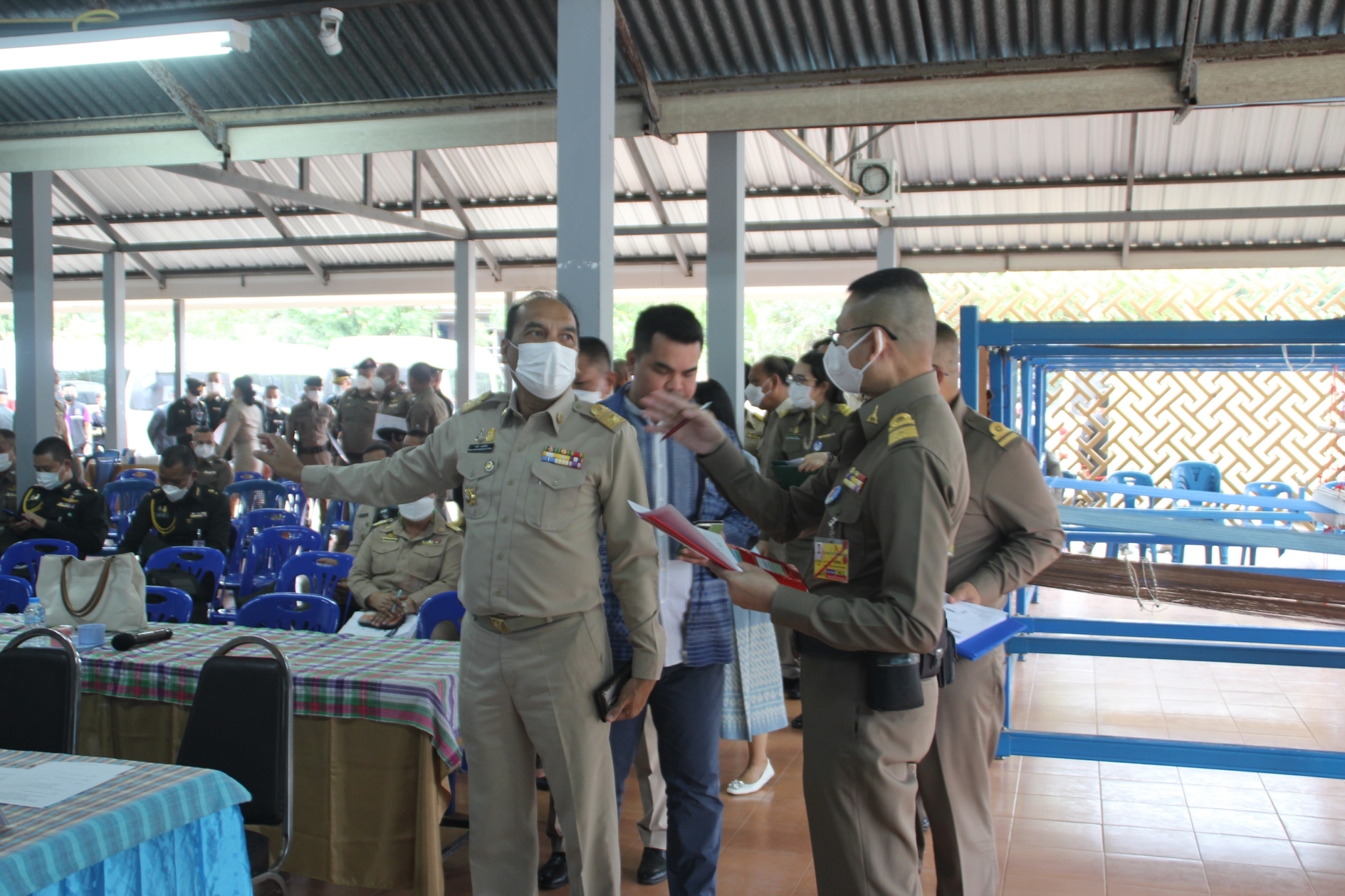 จังหวัดสกลนคร : ต้อนรับคณะตรวจพื้นที่ เตรียมการรับเสด็จ สมเด็จพระเจ้าลูกเธอ เจ้าฟ้า สิริวัณวรี นารีรัตนราชกัญญา ซึ่งกำหนดเสด็จเป็นองค์ประธานพิธีเปิดอาคารเฉลิมพระเกียรติ 36 พรรษา สมเด็จพระเจ้าลูกเธอเจ้าฟ้า สิริวัณณวรี นารีรัตนราชกัญญา “วิชชาลัยดอนกอย วิถีแห่งการพัฒนาที่ยั่งยืน” และเยี่ยมราษฏร ณ พิพิธภัณฑ์ป้าทุ้ม-ป้าไท้  จังหวัดสกลนคร