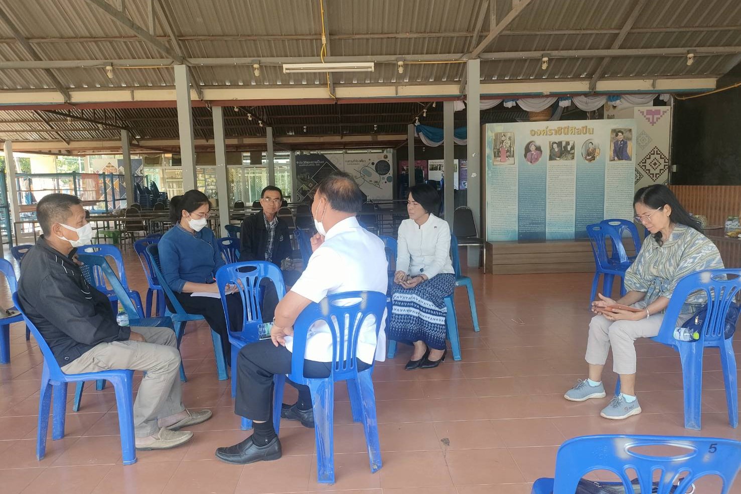 ผู้ตรวจราชการกรม กรมการพัฒนาชุมชน กระทรวงมหาดไทย : ลงพื้นที่สนับสนุนการเตรียมงานรับเสด็จ สมเด็จพระเจ้าลูกเธอ เจ้าฟ้าสิริวัณณวรี นารีรัตนราชกัญญา