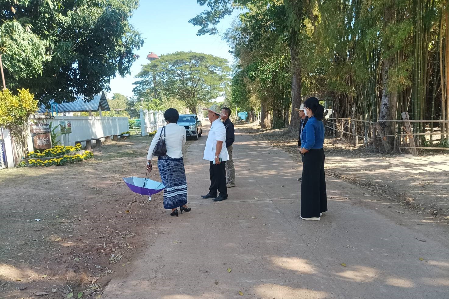 ผู้ตรวจราชการกรม กรมการพัฒนาชุมชน กระทรวงมหาดไทย : ลงพื้นที่สนับสนุนการเตรียมงานรับเสด็จ สมเด็จพระเจ้าลูกเธอ เจ้าฟ้าสิริวัณณวรี นารีรัตนราชกัญญา