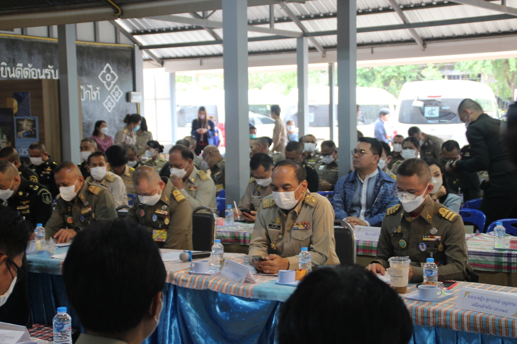 จังหวัดสกลนคร : ต้อนรับคณะตรวจพื้นที่ เตรียมการรับเสด็จ สมเด็จพระเจ้าลูกเธอ เจ้าฟ้า สิริวัณวรี นารีรัตนราชกัญญา ซึ่งกำหนดเสด็จเป็นองค์ประธานพิธีเปิดอาคารเฉลิมพระเกียรติ 36 พรรษา สมเด็จพระเจ้าลูกเธอเจ้าฟ้า สิริวัณณวรี นารีรัตนราชกัญญา “วิชชาลัยดอนกอย วิถีแห่งการพัฒนาที่ยั่งยืน” และเยี่ยมราษฏร ณ พิพิธภัณฑ์ป้าทุ้ม-ป้าไท้  จังหวัดสกลนคร