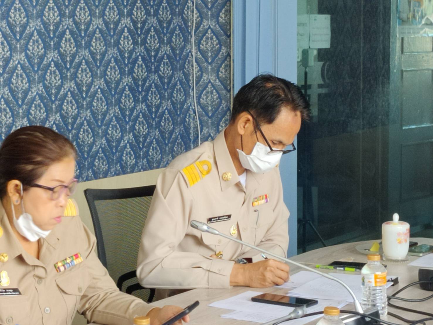 ผู้ตรวจราชการกรม กรมการพัฒนาชุมชน กระทรวงมหาดไทย : ติดตามการเตรียมความพร้อมการรับเสด็จสมเด็จพระเจ้าลูกเธอ เจ้าฟ้าสิริวัณณวรี นารีรัตนราชกัญญา  ของสำนักงานพัฒนาชุมชนจังหวัดสกลนคร