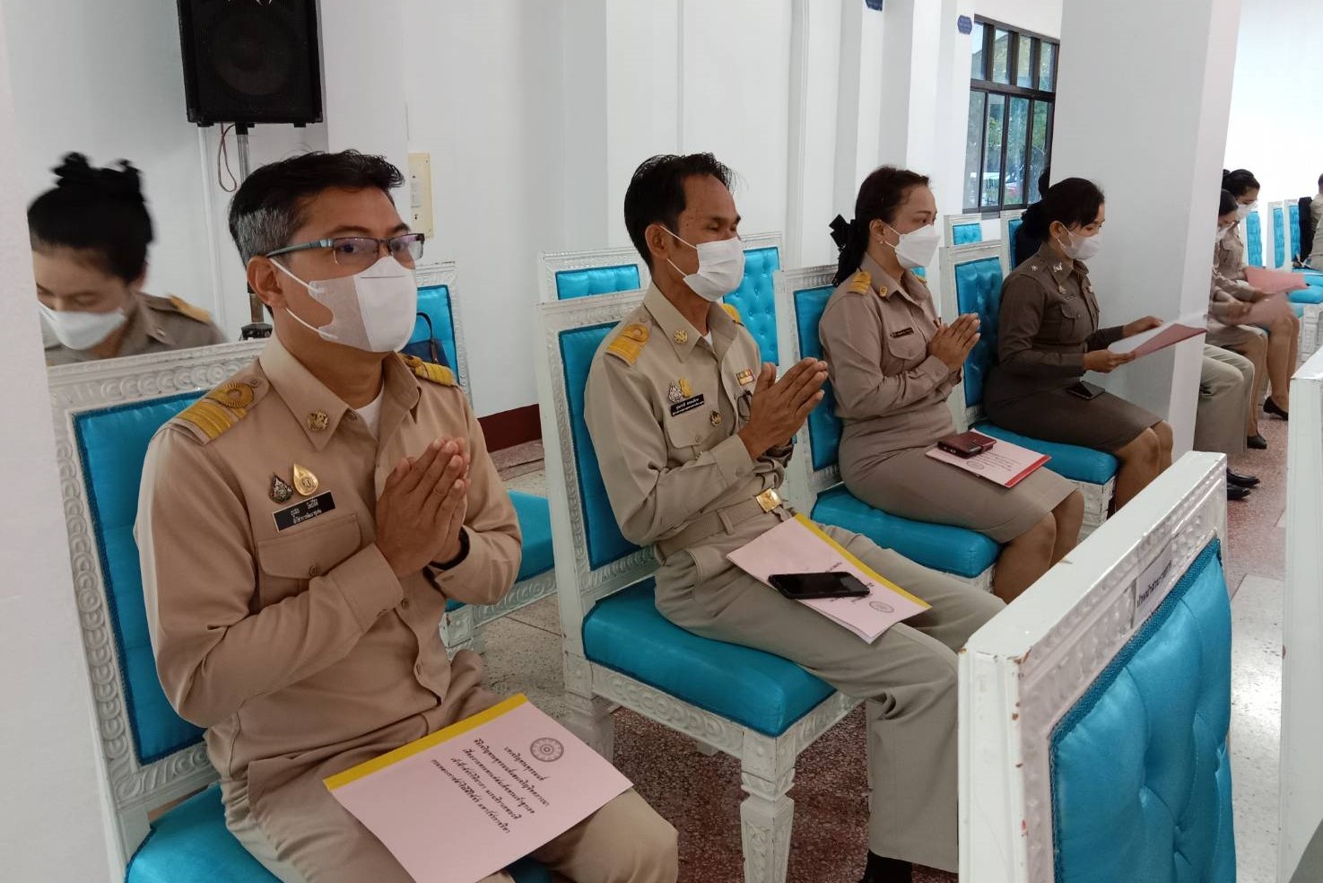 จังหวัดสกลนคร : จัดพิธีเจริญพระพุทธมนต์ เจริญจิตตภาวนา และทำบุญตักบาตร เพื่อถวายพระพรแด่สมเด็จพระเจ้าลูกเธอ เจ้าฟ้าพัชรกิติยาภา นเรนทิราเทพยวดี กรมหลวงราชสาริณีสิริพัชร มหาวัชรราชธิดา