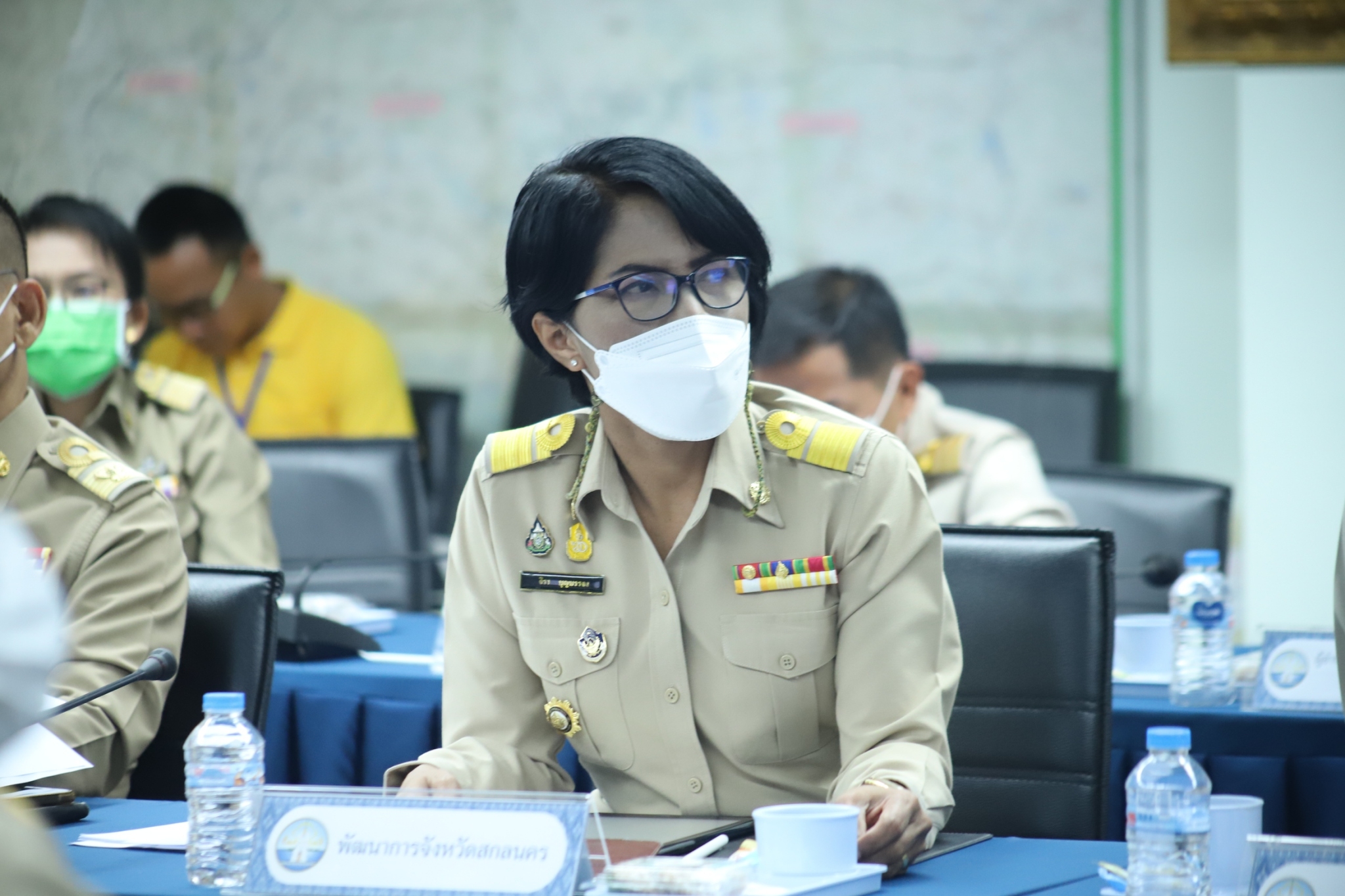 จังหวัดสกลนคร : ร่วมประชุมขับเคลื่อนและติดตามงานนโยบายของรัฐบาล และภารกิจสำคัญของกระทรวงมหาดไทย ประจำปีงบประมาณ พ.ศ. 2566