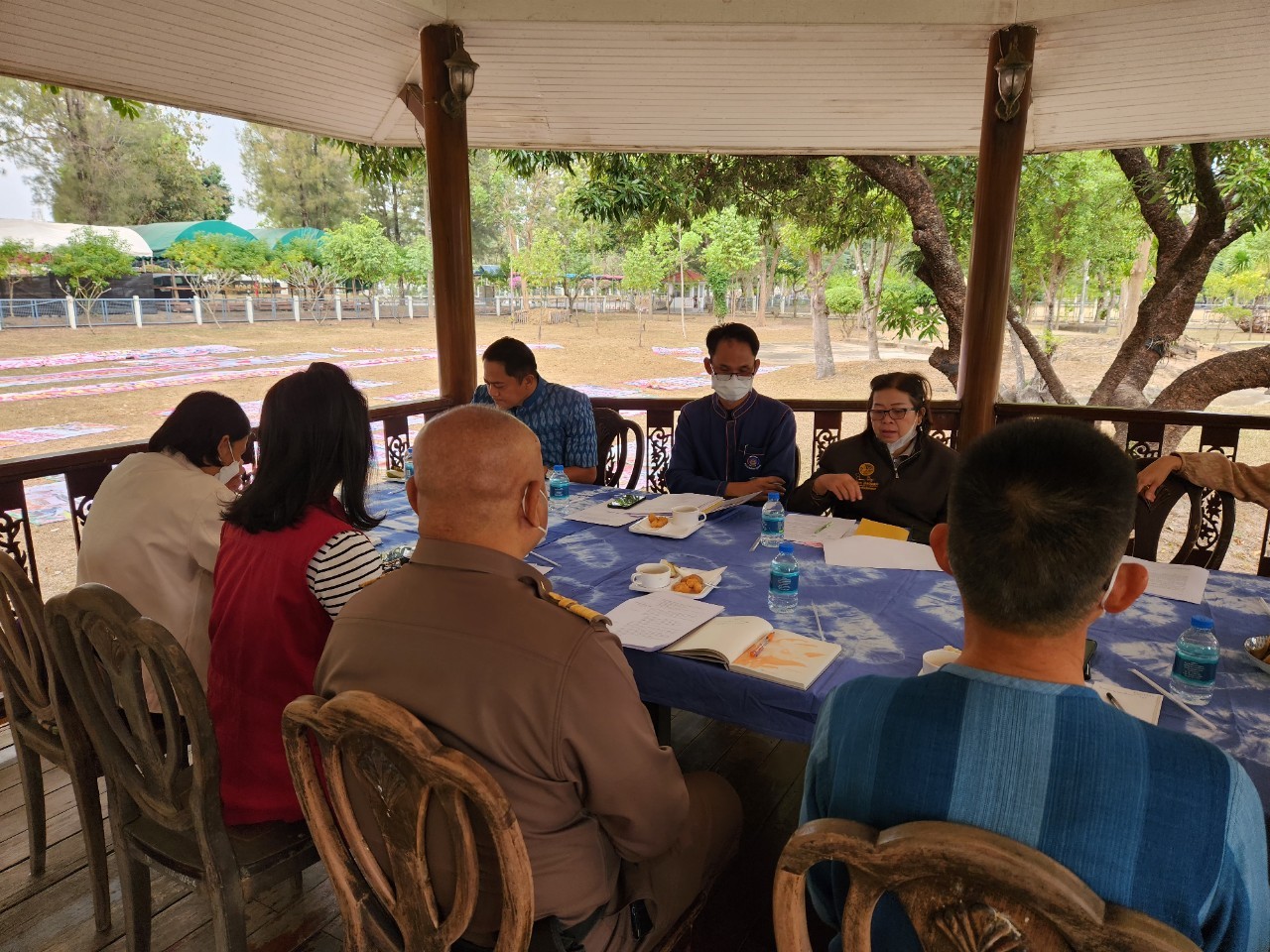 จังหวัดสกลนคร : ประชุมเตรียมความพร้อมในการรับเสด็จ สมเด็จพระเจ้าลูกเธอ เจ้าฟ้าสิริวัณวรี นารีรัตนราชกัญญา เสด็จพระราชดำเนินปฏิบัติภารกิจในพื้นที่จังหวัดสกลนคร