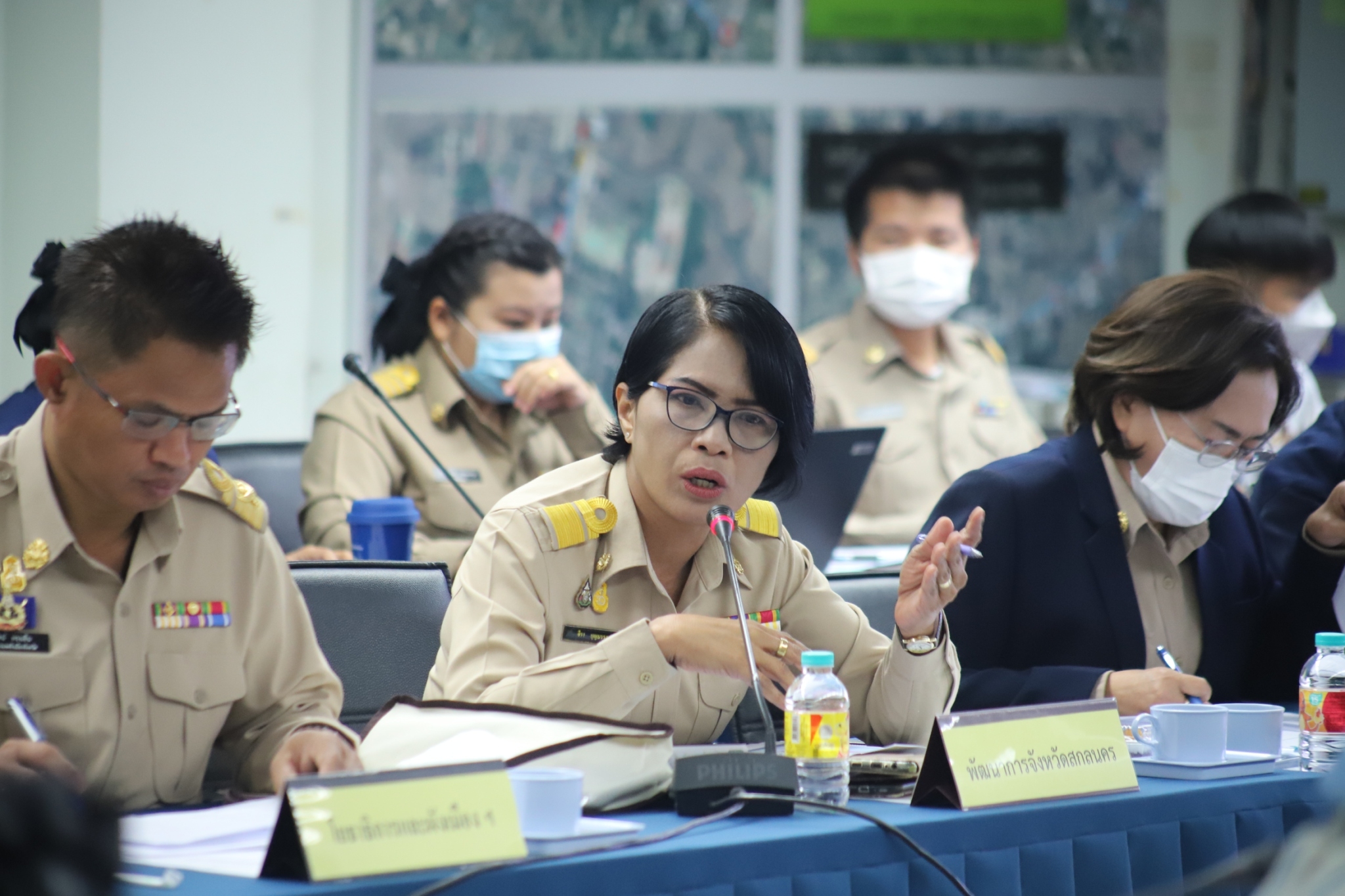 จังหวัดสกลนคร : ประชุมหัวหน้าหน่วยงานสังกัดกระทรวงมหาดไทย และนายอำเภอ ประจำเดือนมกราคม 2566
