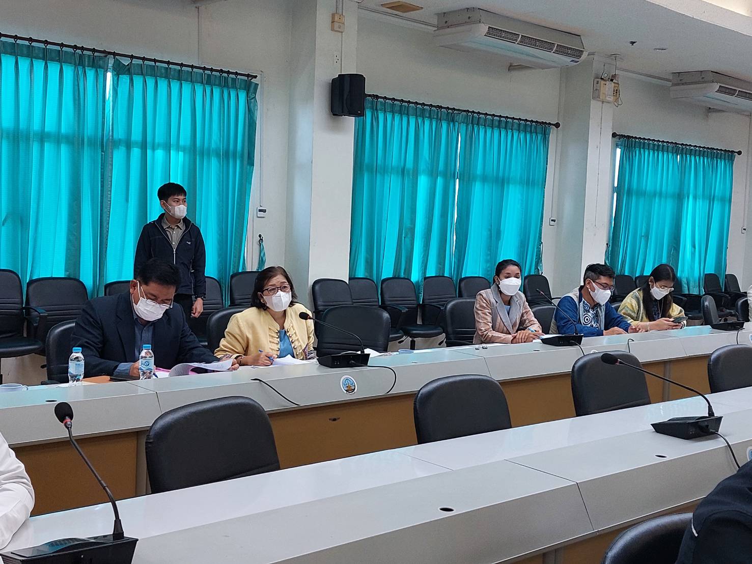 จังหวัดสกลนคร : ประชุมเตรียมความพร้อมการรับเสด็จ สมเด็จพระเจ้าลูกเธอ เจ้าฟ้าสิริวัณณวรี นารีรัตนราชกัญญา เสด็จปฏิบัติภารกิจในพื้นที่จังหวัดสกลนคร