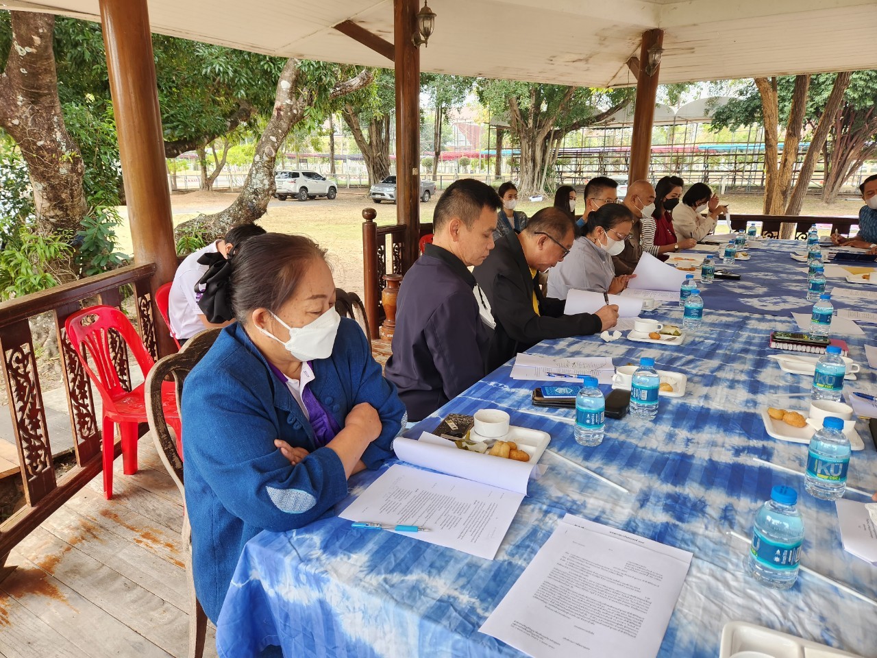 จังหวัดสกลนคร : ประชุมเตรียมความพร้อมในการรับเสด็จ สมเด็จพระเจ้าลูกเธอ เจ้าฟ้าสิริวัณวรี นารีรัตนราชกัญญา เสด็จพระราชดำเนินปฏิบัติภารกิจในพื้นที่จังหวัดสกลนคร
