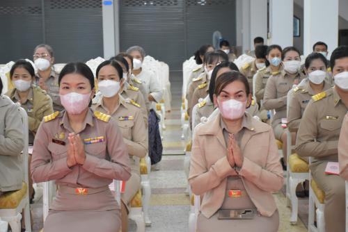 จังหวัดสกลนคร : จัดพิธีเจริญพระพุทธมนต์ เจริญจิตตภาวนา และทำบุญตักบาตร เพื่อถวายพระพรแด่สมเด็จพระเจ้าลูกเธอ เจ้าฟ้าพัชรกิติยาภา นเรนทิราเทพยวดี กรมหลวงราชสาริณีสิริพัชร มหาวัชรราชธิดา