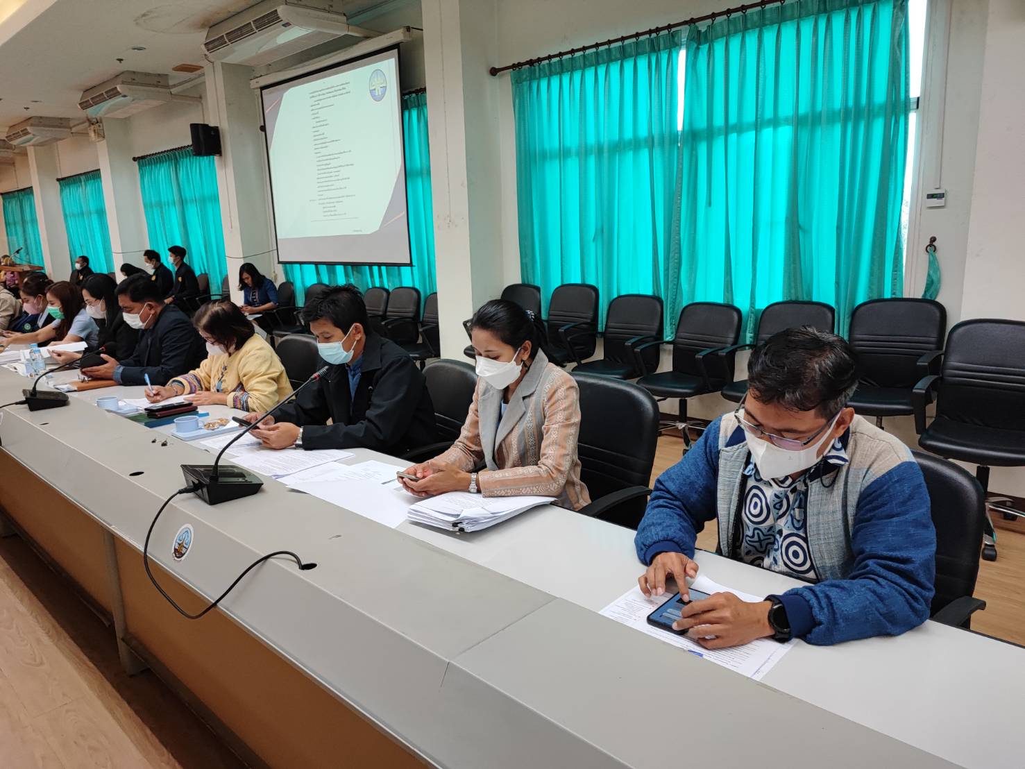จังหวัดสกลนคร : ประชุมเตรียมความพร้อมการรับเสด็จ สมเด็จพระเจ้าลูกเธอ เจ้าฟ้าสิริวัณณวรี นารีรัตนราชกัญญา เสด็จปฏิบัติภารกิจในพื้นที่จังหวัดสกลนคร