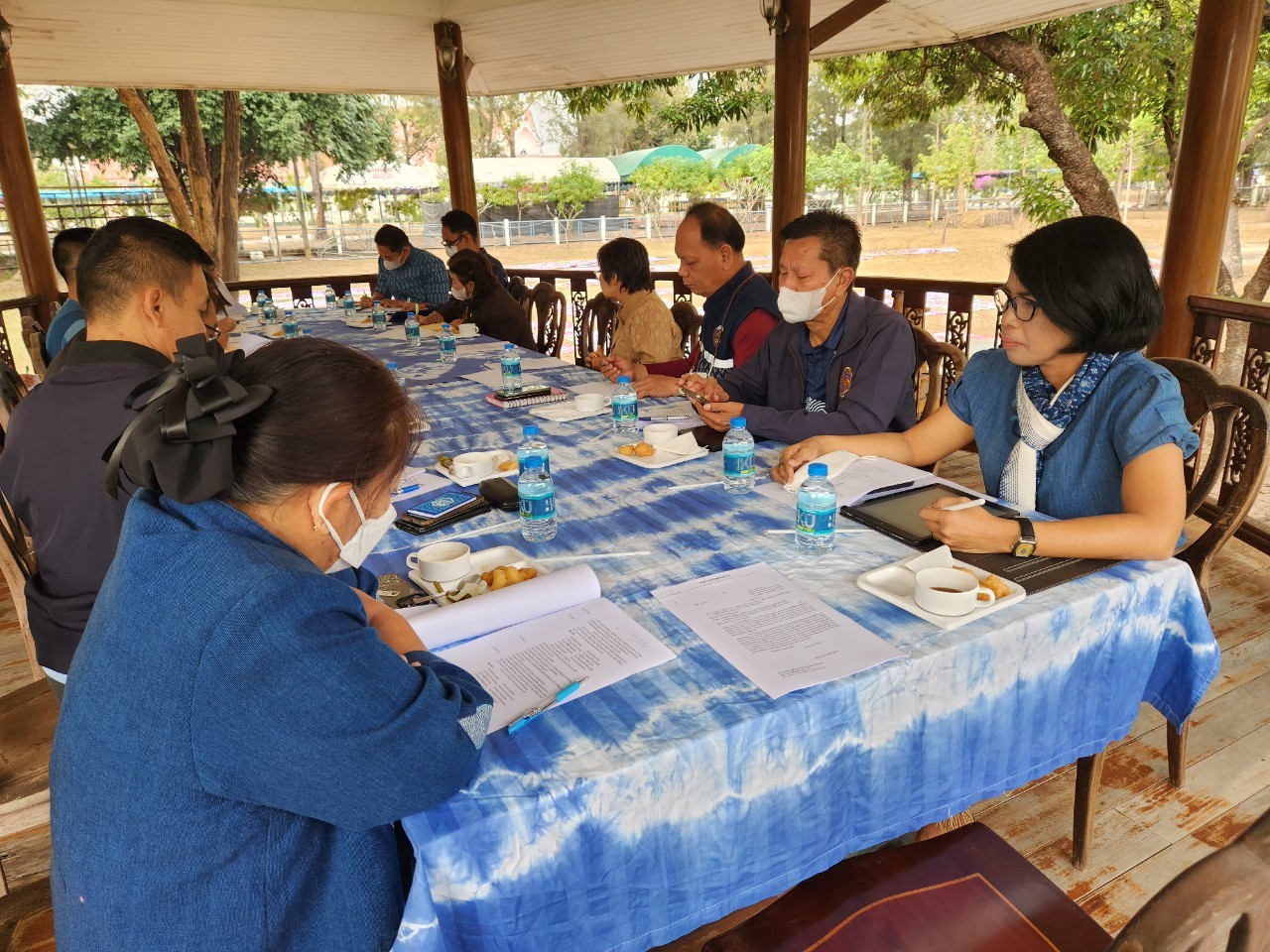 จังหวัดสกลนคร : ประชุมเตรียมความพร้อมในการรับเสด็จ สมเด็จพระเจ้าลูกเธอ เจ้าฟ้าสิริวัณวรี นารีรัตนราชกัญญา เสด็จพระราชดำเนินปฏิบัติภารกิจในพื้นที่จังหวัดสกลนคร