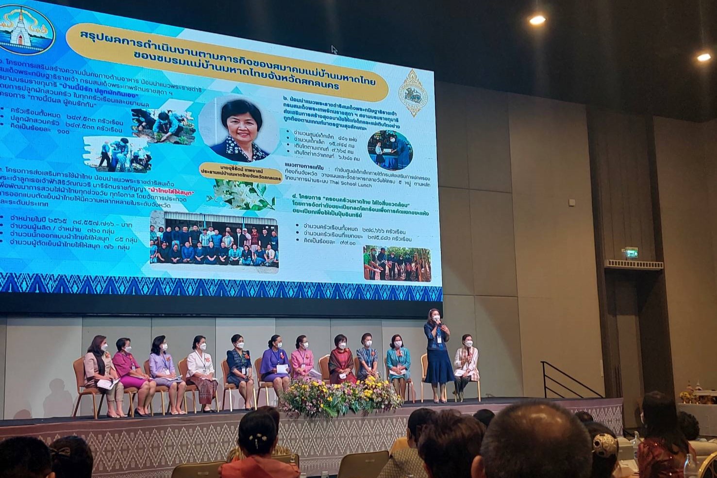จังหวัดสกลนคร : ร่วมกิจกรรมสมาคมแม่บ้านมหาดไทยสัญจร ครั้งที่ 2 พื้นที่ภาคตะวันออกเฉียงเหนือ