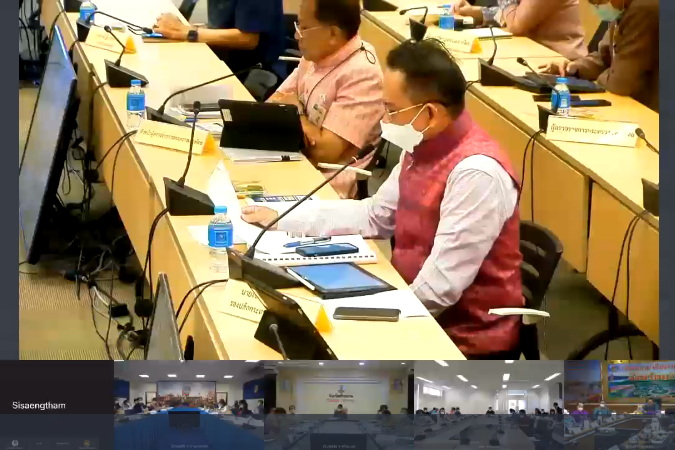 จังหวัดสกลนคร : ร่วมประชุมขับเคลื่อนและติดตามงานนโยบายของรัฐบาล งานภารกิจสำคัญของกระทรวงมหาดไทย ประจำปีงบประมาณ พ.ศ. 2566 (VCS)