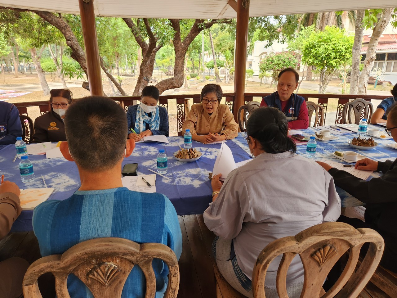 จังหวัดสกลนคร : ประชุมเตรียมความพร้อมในการรับเสด็จ สมเด็จพระเจ้าลูกเธอ เจ้าฟ้าสิริวัณวรี นารีรัตนราชกัญญา เสด็จพระราชดำเนินปฏิบัติภารกิจในพื้นที่จังหวัดสกลนคร