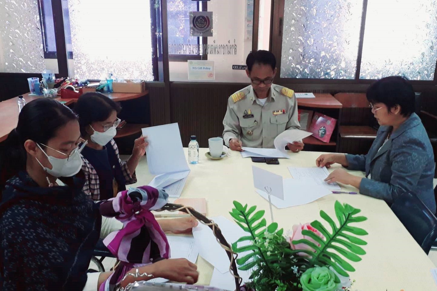 พช.สกลนคร : นิเทศ ติดตาม และสนับสนุนการปฏิบัติราชการสำนักงานพัฒนาชุมชนอำเภอ