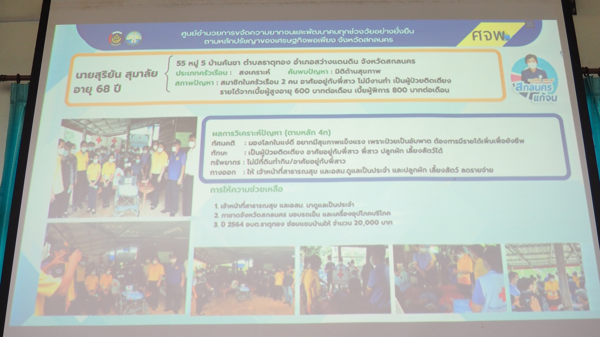 พช. สกลนคร : ร่วมต้อนรับคณะกรรมการธิการการแก้ไขปัญหาความยากจนและลดความเหลื่อมล้ำ วุฒิสภา ปฏิบัติภารกิจในพื้นที่จังหวัดสกลนคร