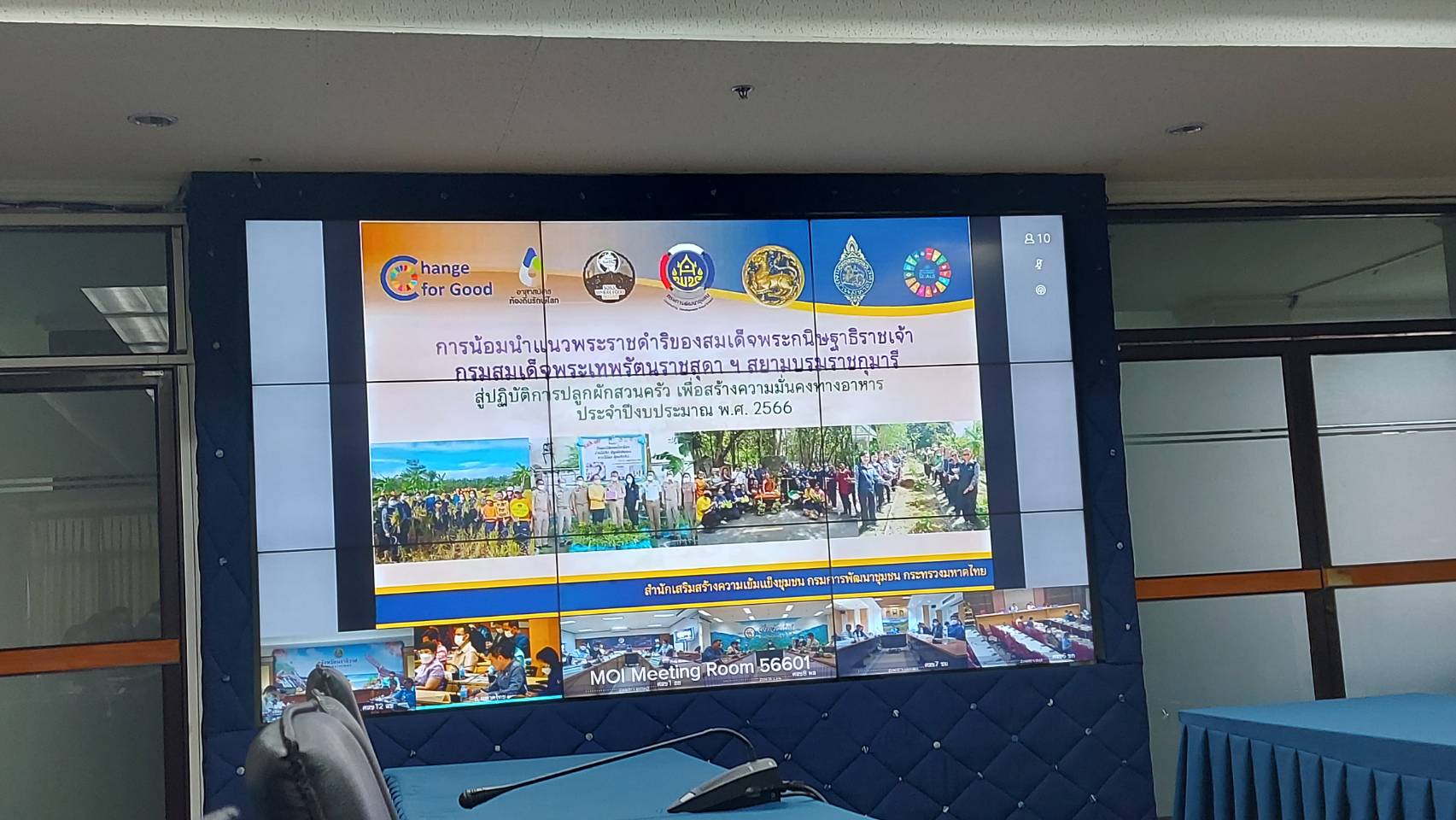จังหวัดสกลนคร : ร่วมประชุมขับเคลื่อนและติดตามงานนโยบายของรัฐบาล งานภารกิจสำคัญของกระทรวงมหาดไทย ประจำปีงบประมาณ พ.ศ. 2566 (VCS)