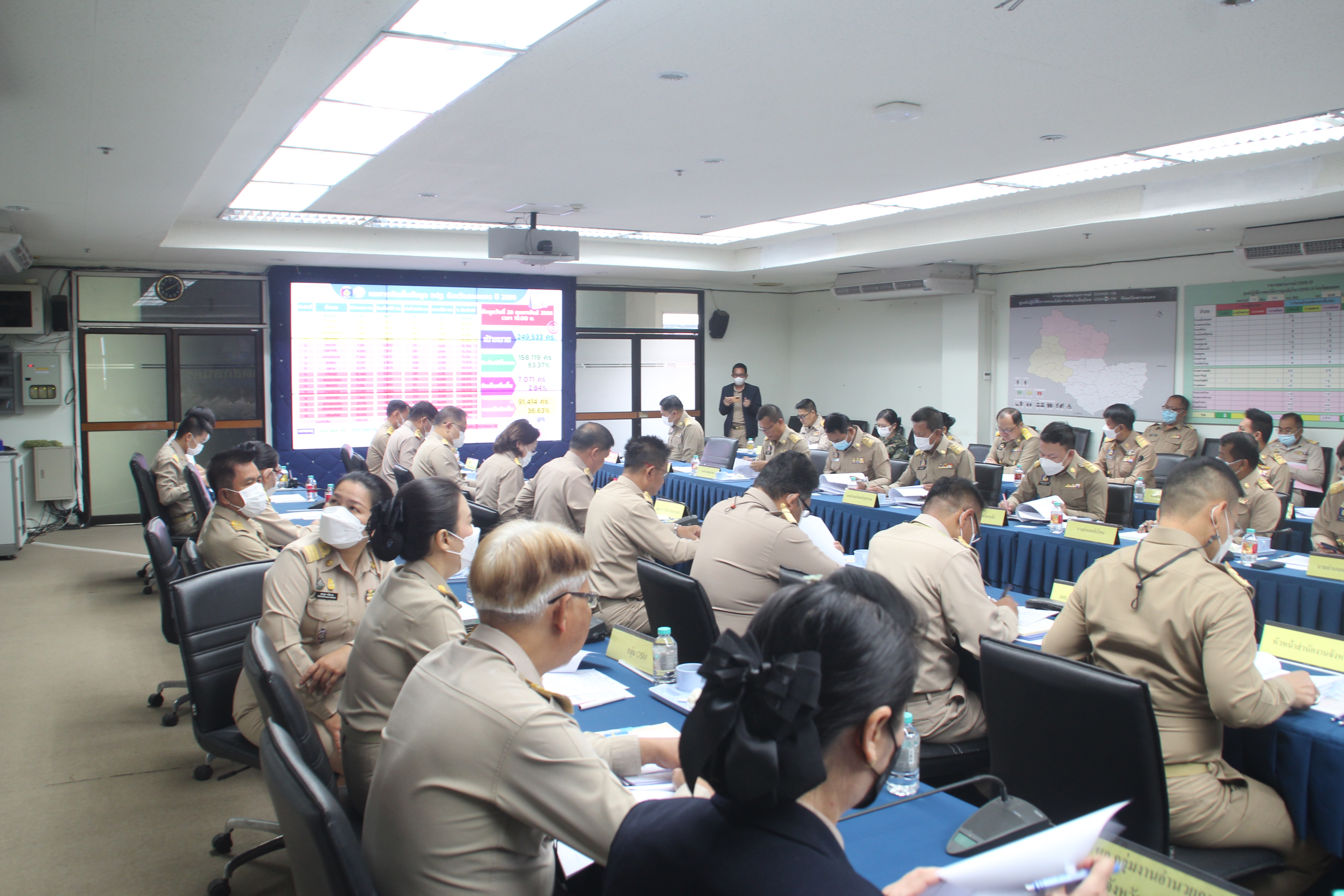 จังหวัดสกลนคร : ประชุมหัวหน้าหน่วยงานสังกัดกระทรวงมหาดไทย และนายอำเภอ ประจำเดือนกุมภาพันธ์ 2566