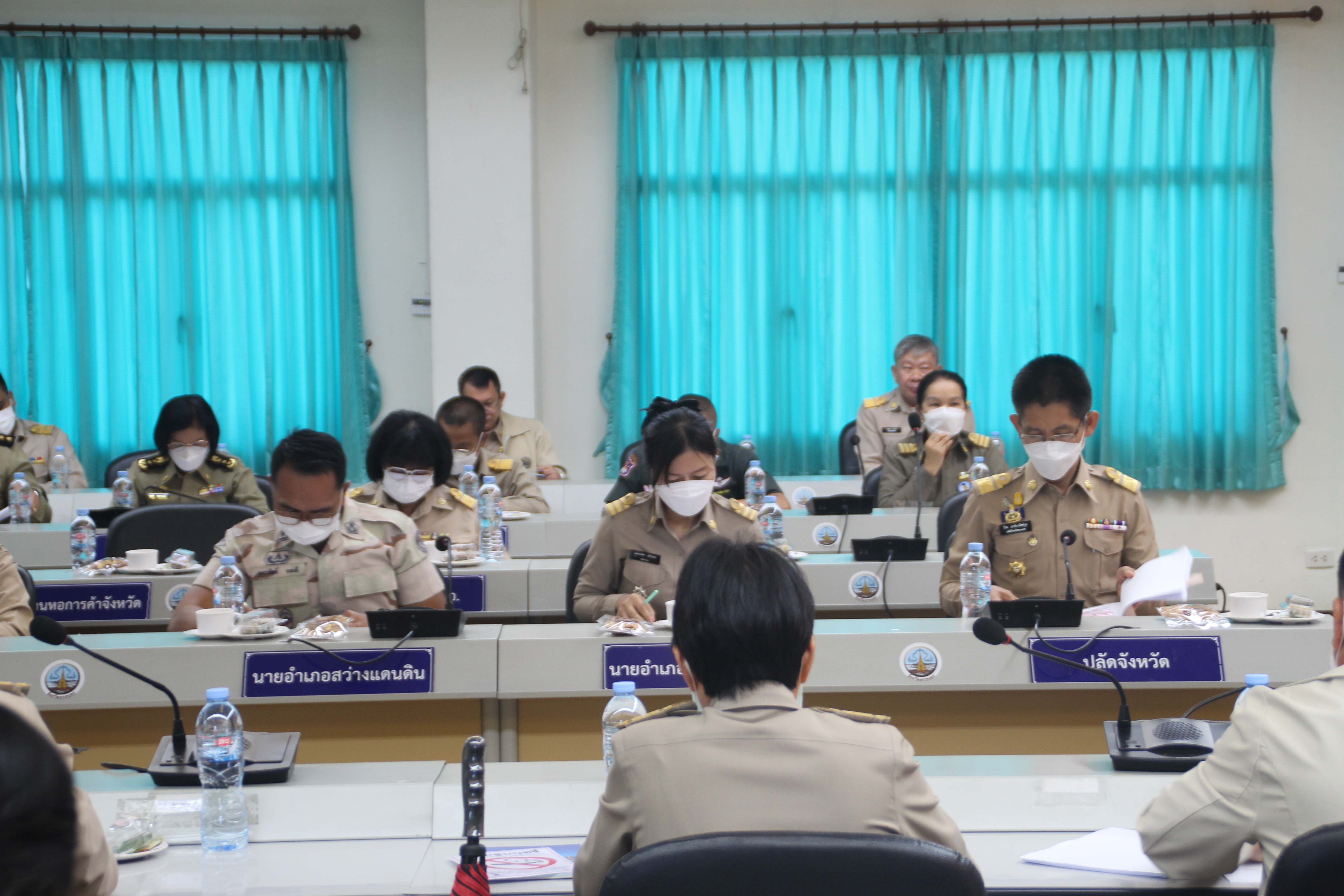จังหวัดสกลนคร : ประชุมคณะกรมการจังหวัดและหัวหน้าส่วนราชการประจำจังหวัดสกลนคร ประจำเดือนกุมภาพันธ์ 2566