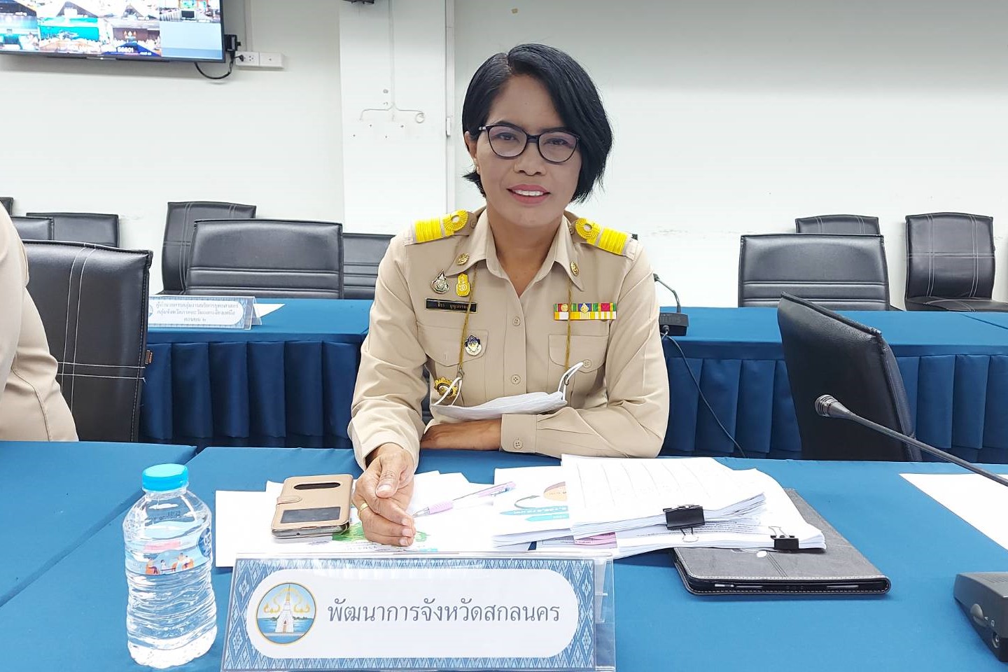จังหวัดสกลนคร : ร่วมประชุมขับเคลื่อนและติดตามงานนโยบายของรัฐบาล งานภารกิจสำคัญของกระทรวงมหาดไทย ประจำปีงบประมาณ พ.ศ. 2566 (VCS)