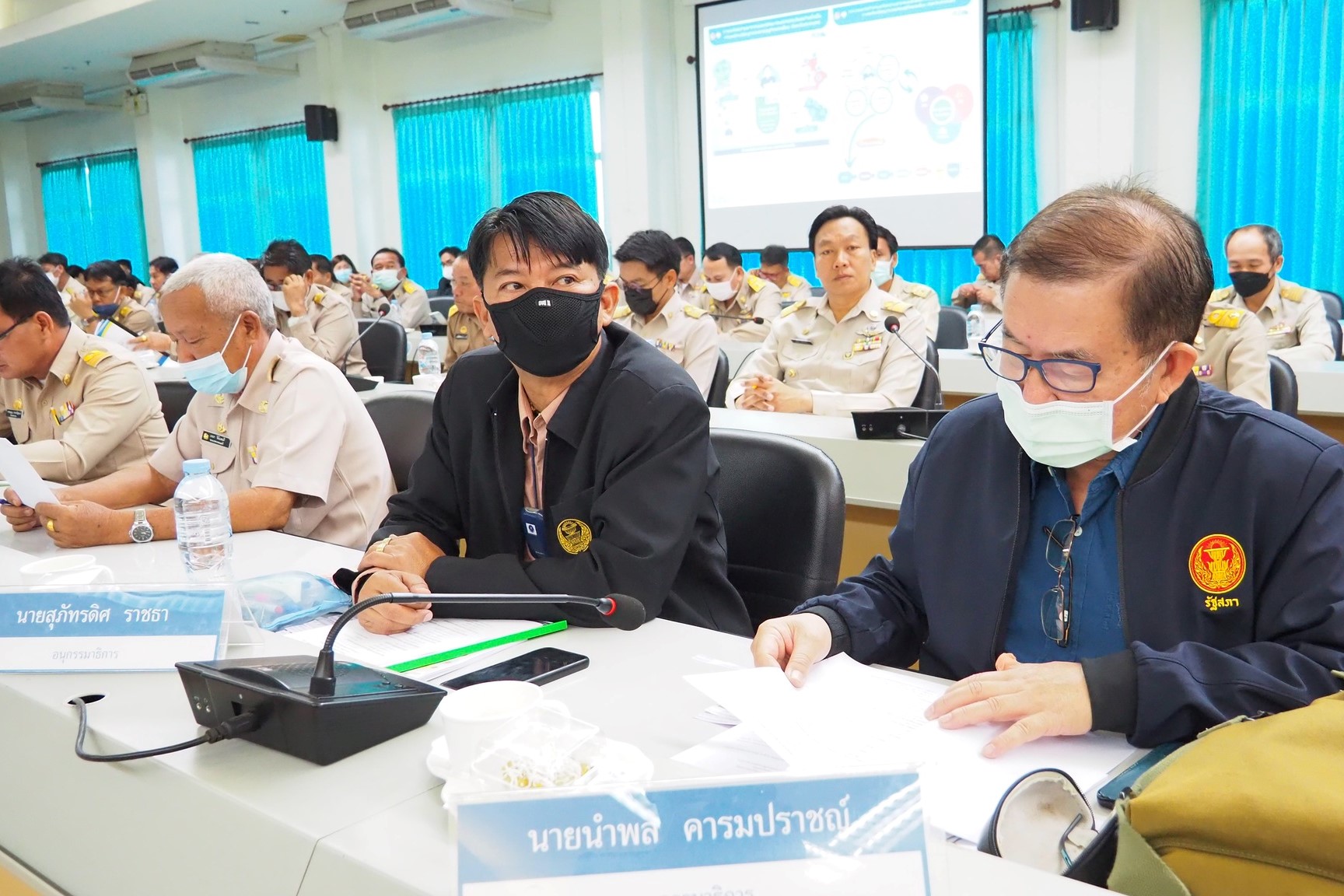 พช. สกลนคร : ร่วมต้อนรับคณะกรรมการธิการการแก้ไขปัญหาความยากจนและลดความเหลื่อมล้ำ วุฒิสภา ปฏิบัติภารกิจในพื้นที่จังหวัดสกลนคร
