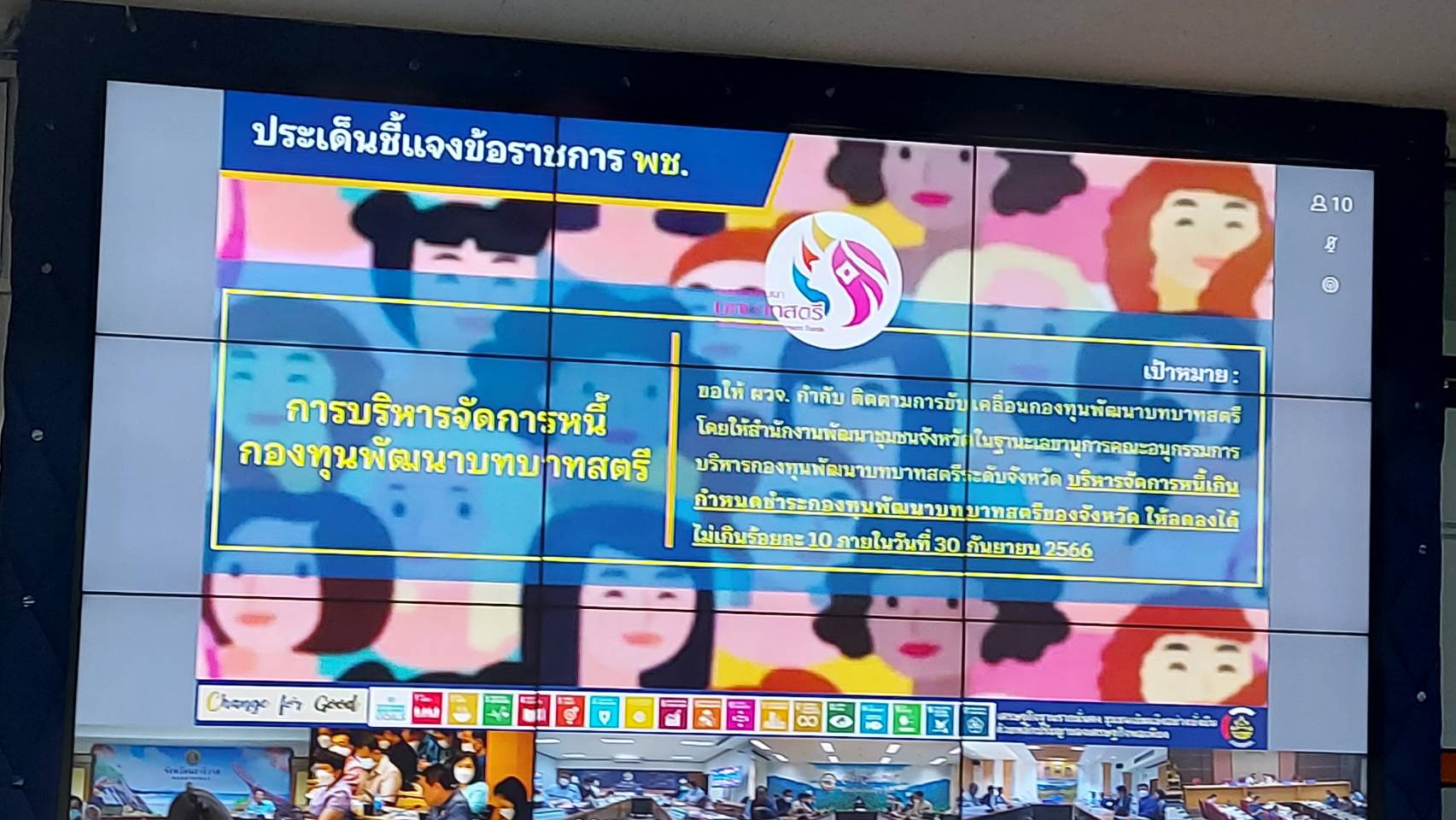 จังหวัดสกลนคร : ร่วมประชุมขับเคลื่อนและติดตามงานนโยบายของรัฐบาล งานภารกิจสำคัญของกระทรวงมหาดไทย ประจำปีงบประมาณ พ.ศ. 2566 (VCS)