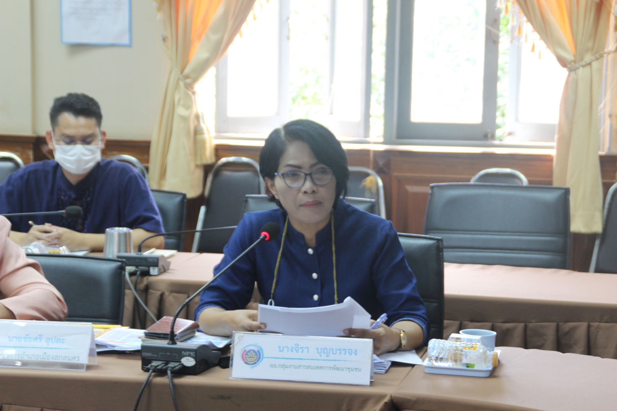 พช.สกลนคร : ประชุมผู้บริหารและนักวิชาการพัฒนาชุมชนจังหวัดสกลนคร ครั้งที่ 1/2566