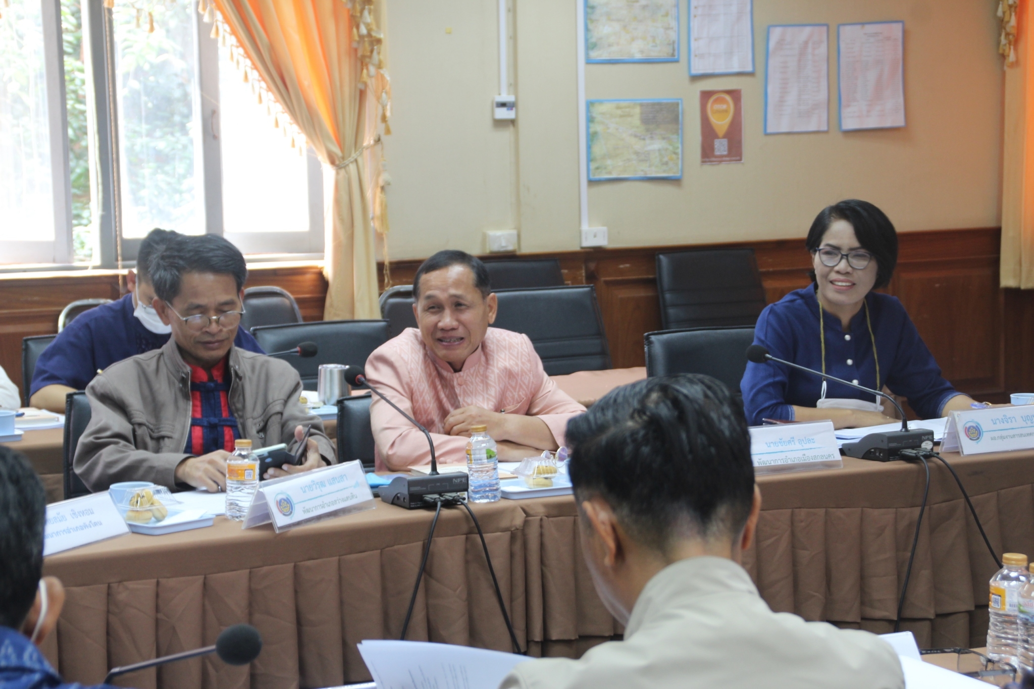 พช.สกลนคร : ประชุมผู้บริหารและนักวิชาการพัฒนาชุมชนจังหวัดสกลนคร ครั้งที่ 1/2566
