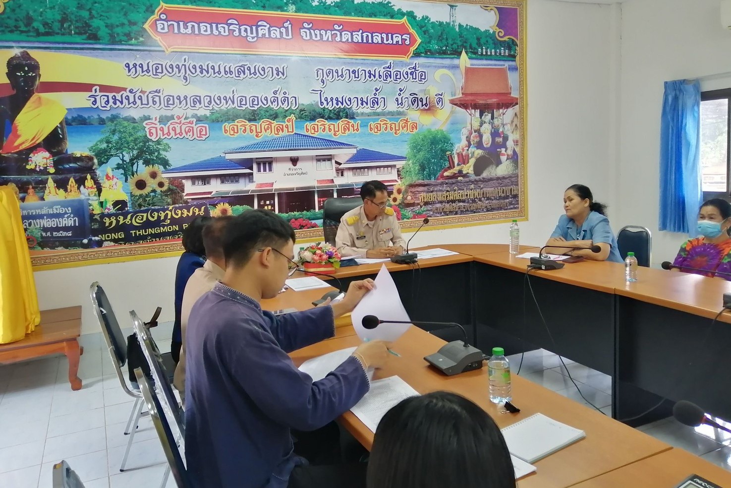 พช.สกลนคร : ลงพื้นที่สนับสนุนการขับเคลื่อนงานพัฒนาพัฒนาชุมชน