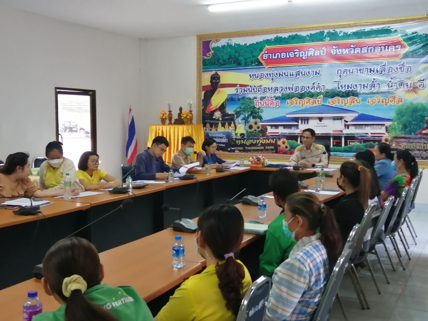 พช.สกลนคร : ลงพื้นที่สนับสนุนการขับเคลื่อนงานพัฒนาพัฒนาชุมชน