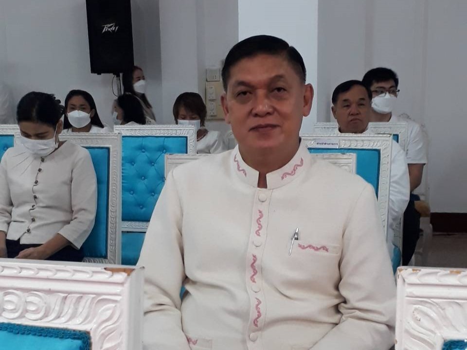 พช.สกลนคร : ร่วมพิธีทำบุญตักบาตร เนื่องในเทศกาลวันมาฆบูชา พ.ศ. 2566