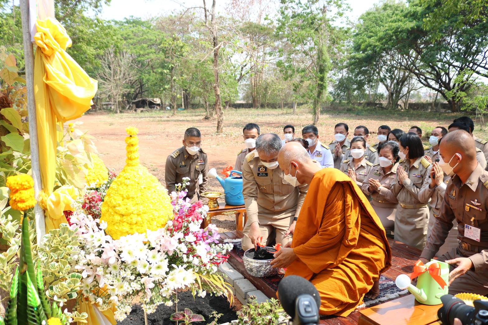 จังหวัดสกลนคร : จัดพิธีปลูกต้นพระศรีมหาโพธิ์ เพื่อน้อมถวายพระราชกุศลแด่สมเด็จพระเจ้าลูกเธอ เจ้าฟ้าพัชรกิติยาภา นเรนทิราเทพยวดี กรมหลวงราชสาริณีสิริพัชร มหาวัชรราชธิดา