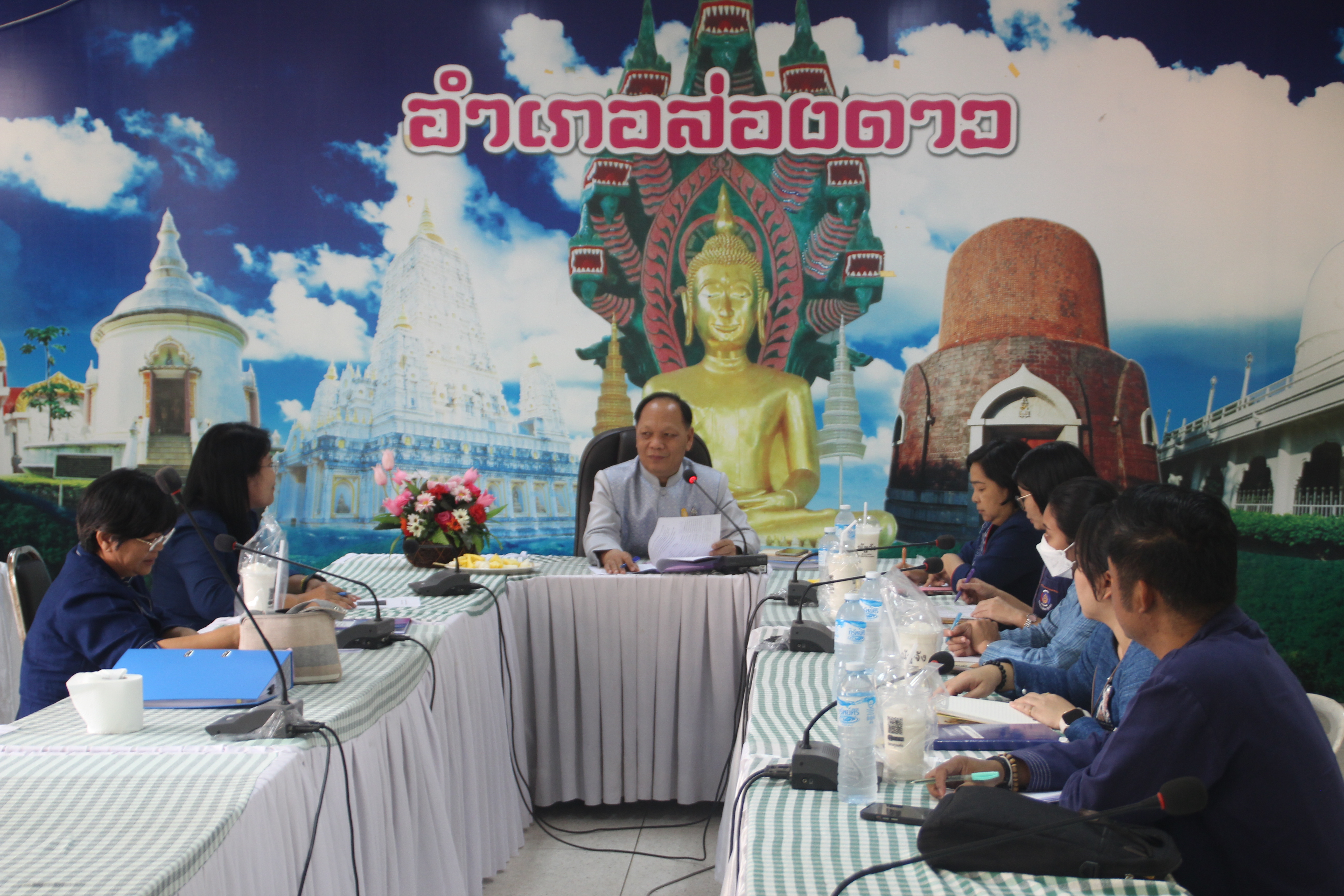 ผู้ตรวจราชการกรม กรมการพัฒนาชุมชน : ประชุมเชิงปฏิบัติการตรวจติดตามผลการดำเนินงานของหน่วยรับตรวจรายไตรมาส ครั้งที่ 2/2566 พร้อมลงพื้นที่สนันสนุนการขับเคลื่อนงานของจังหวัดสกลนคร