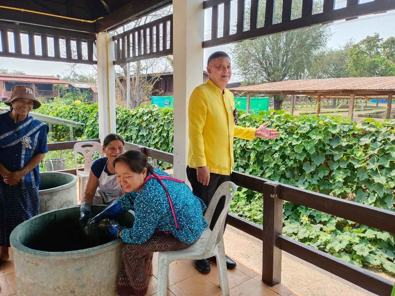 ดอนกอย หมู่บ้านพัฒนาที่ยั่งยืน (Sustainable Village) : ต้อนรับผู้ตรวจราชการกรม กรมการพัฒนาชุมชน ติดตามการส่งเสริมการท่องเที่ยวเชิงสร้างสรรค์ กับกิจกรรมการเรียนรู้ที่นักท่องเที่ยวลงมือปฏิบัติ (D-HOPE)