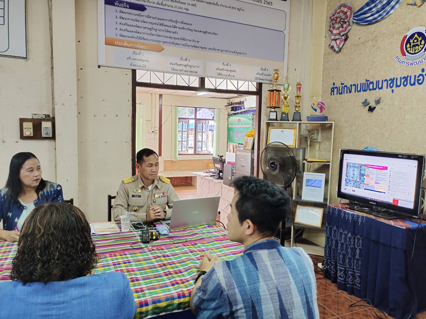 พช. สกลนคร ร่วมประชุมกรมการพัฒนาชุมชน ครั้งที่ 4/2565 ผ่านระบบการประชุมทางไกล Video Conference
