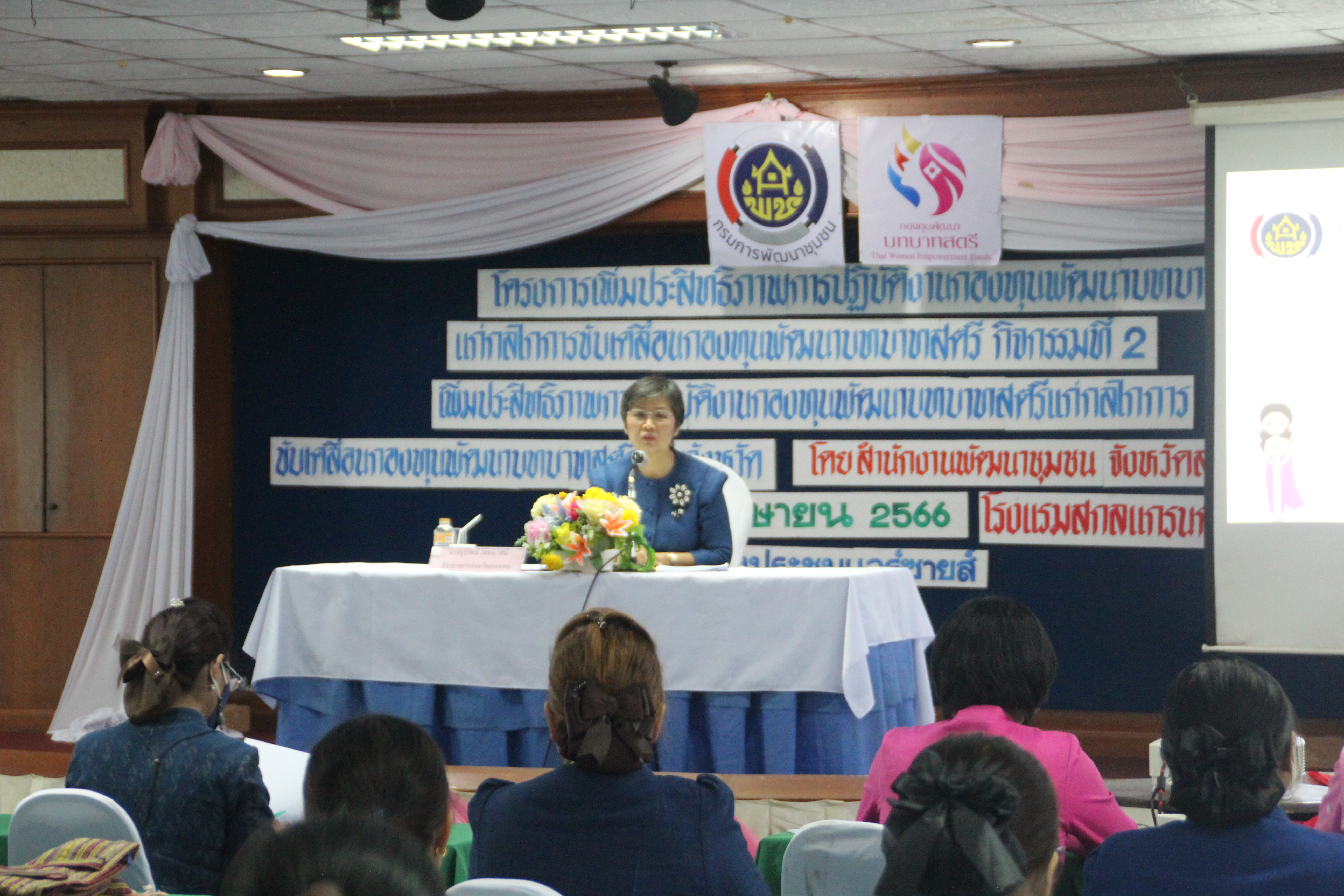จังหวัดสกลนคร : ดำเนินโครงการเพิ่มประสิทธิภาพการปฏิบัติงานกองทุนพัฒนาบทบาทสตรีแก่กลไกการขับเคลื่อนกองทุนพัฒนาบทบาทสตรีระดับจังหวัด
