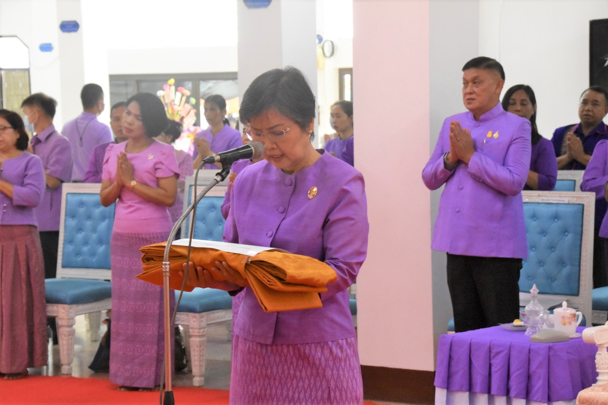 จังหวัดสกลนคร : ทอดผ้าป่าสมทบกองทุนพัฒนาเด็กชนบท ในพระราชูปถัมภ์สมเด็จพระเทพรัตนราชสุดาฯ สยามบรมราชกุมารี ประจำปี 2566