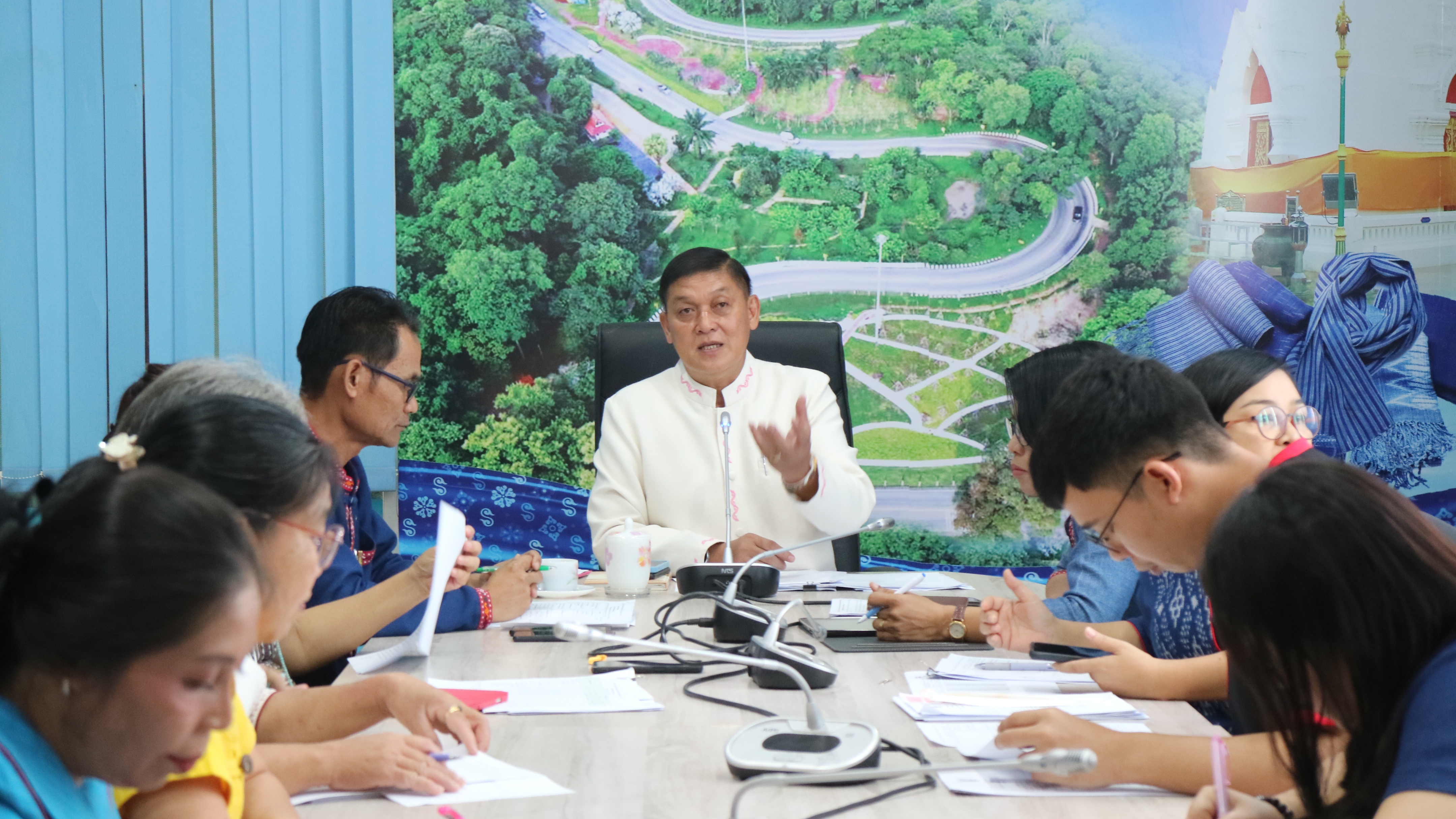 พช. สกลนคร จัดประชุมเจ้าหน้าที่พัฒนาชุมชนจังหวัดสกลนคร ประจำเดือนเมษายน