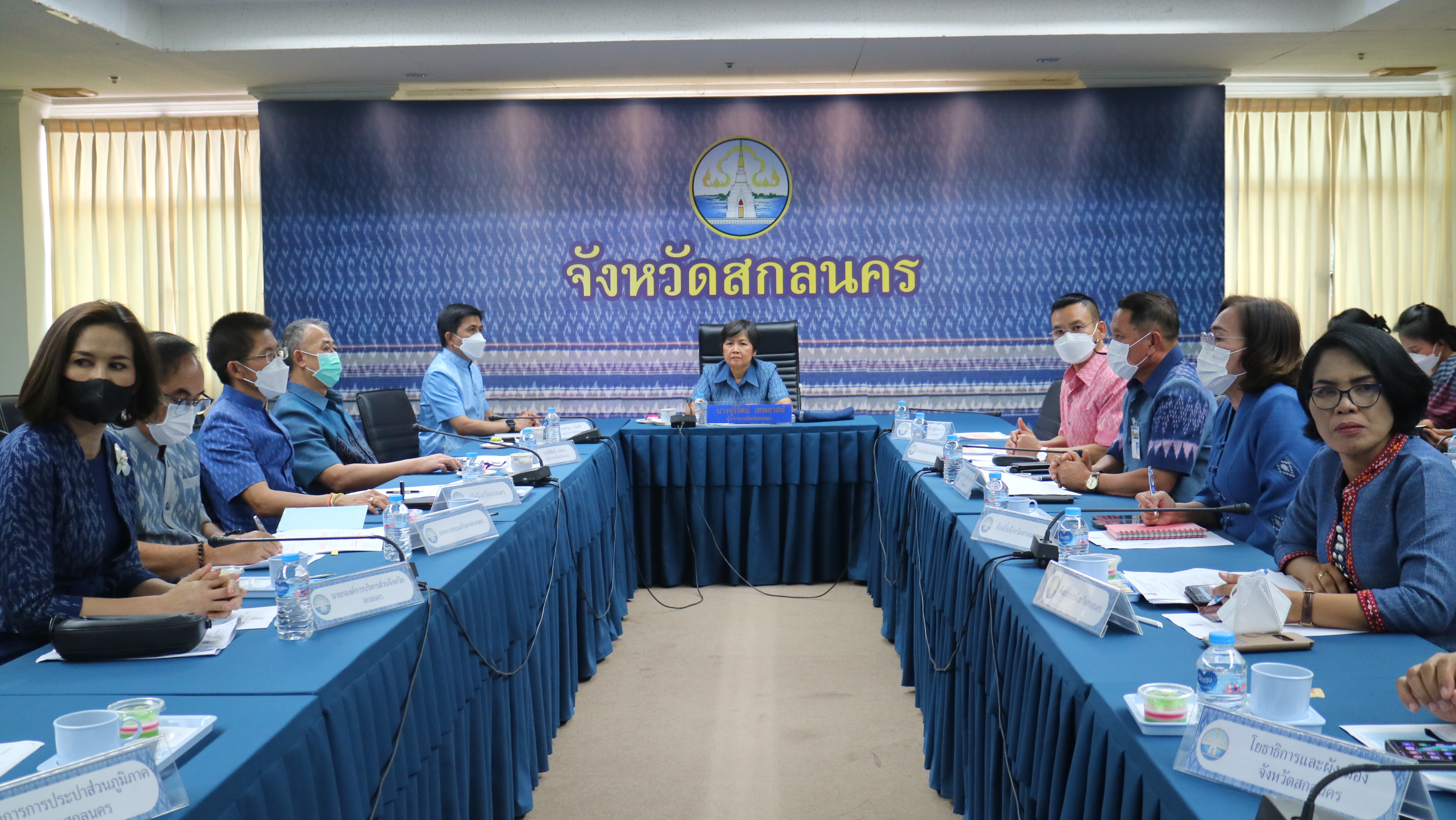 พช. สกลนคร ร่วมการประชุมขับเคลื่อนและติดตามนโยบายของรัฐบาลและภารกิจสำคัญของปลัดกระทรวงมหาดไทย ประจำปีงบประมาณ พ.ศ.2566 (เดือนเมษายน 2566) ผ่านระบบวิดีทัศน์ทางไกล (VCS)