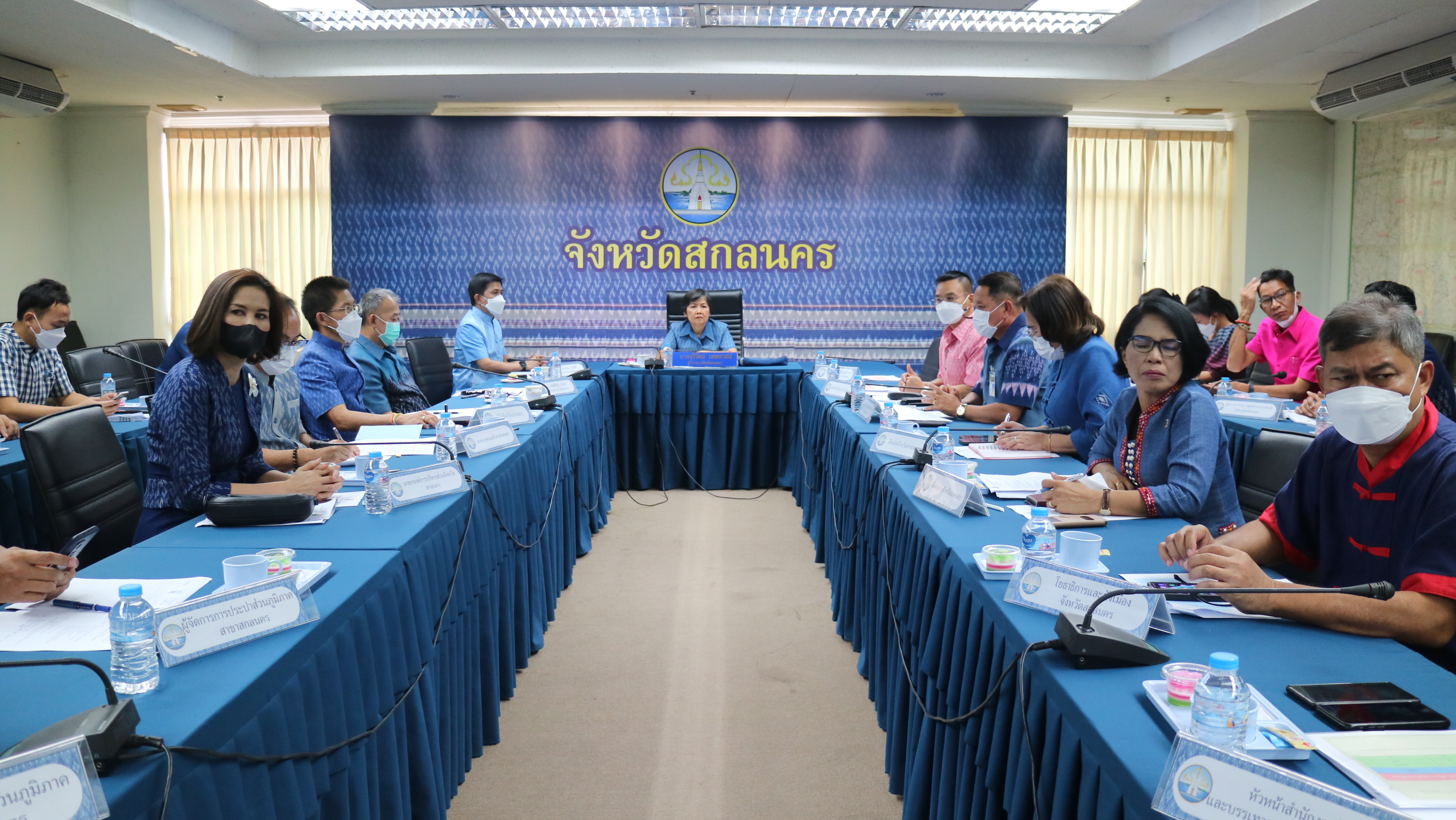 พช. สกลนคร ร่วมการประชุมขับเคลื่อนและติดตามนโยบายของรัฐบาลและภารกิจสำคัญของปลัดกระทรวงมหาดไทย ประจำปีงบประมาณ พ.ศ.2566 (เดือนเมษายน 2566) ผ่านระบบวิดีทัศน์ทางไกล (VCS)