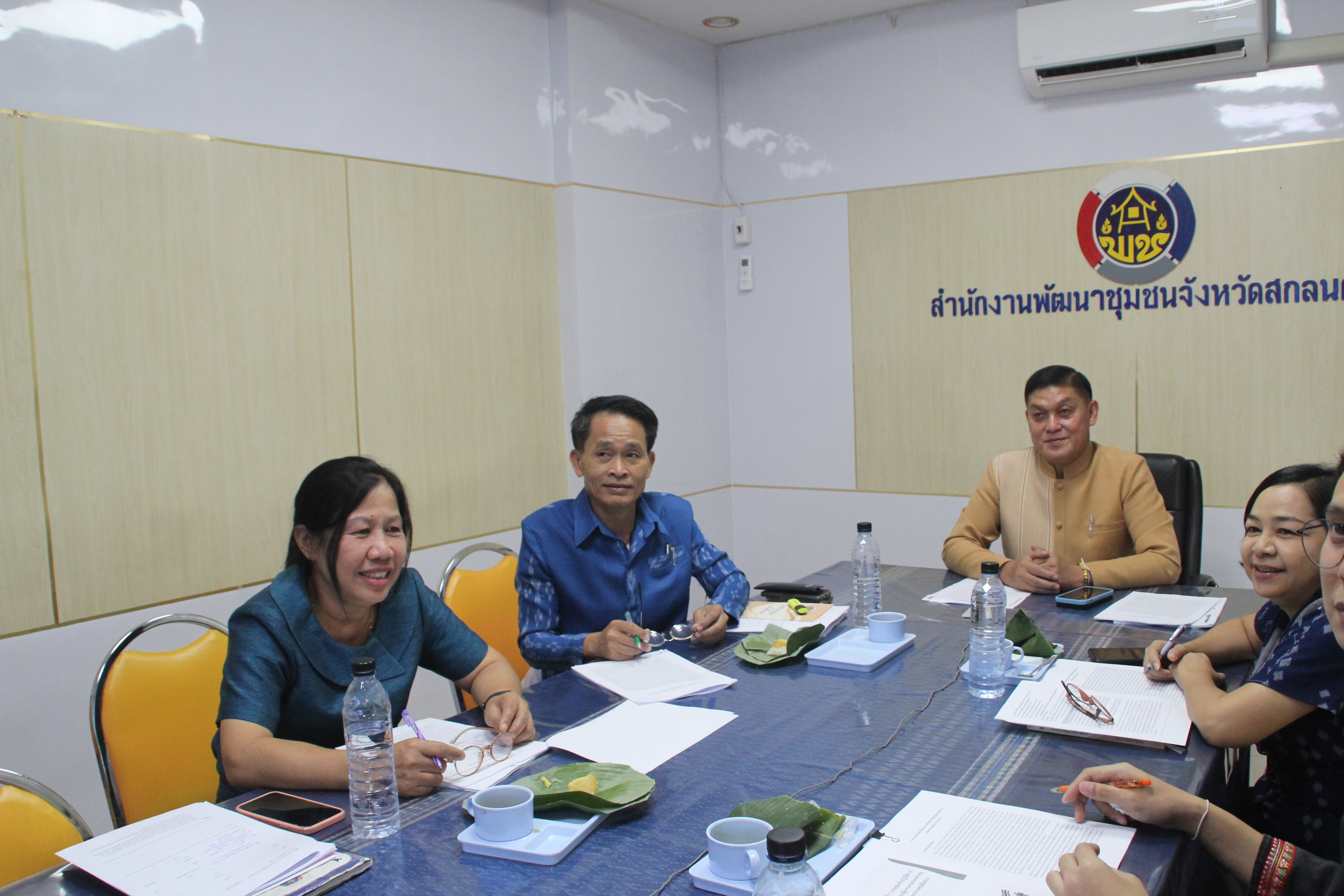พช.สกลนคร : ร่วมประชุมเชิงปฏิบัติการเพิ่มประสิทธิภาพการพัฒนาชุมชนธรรมาภิบาล