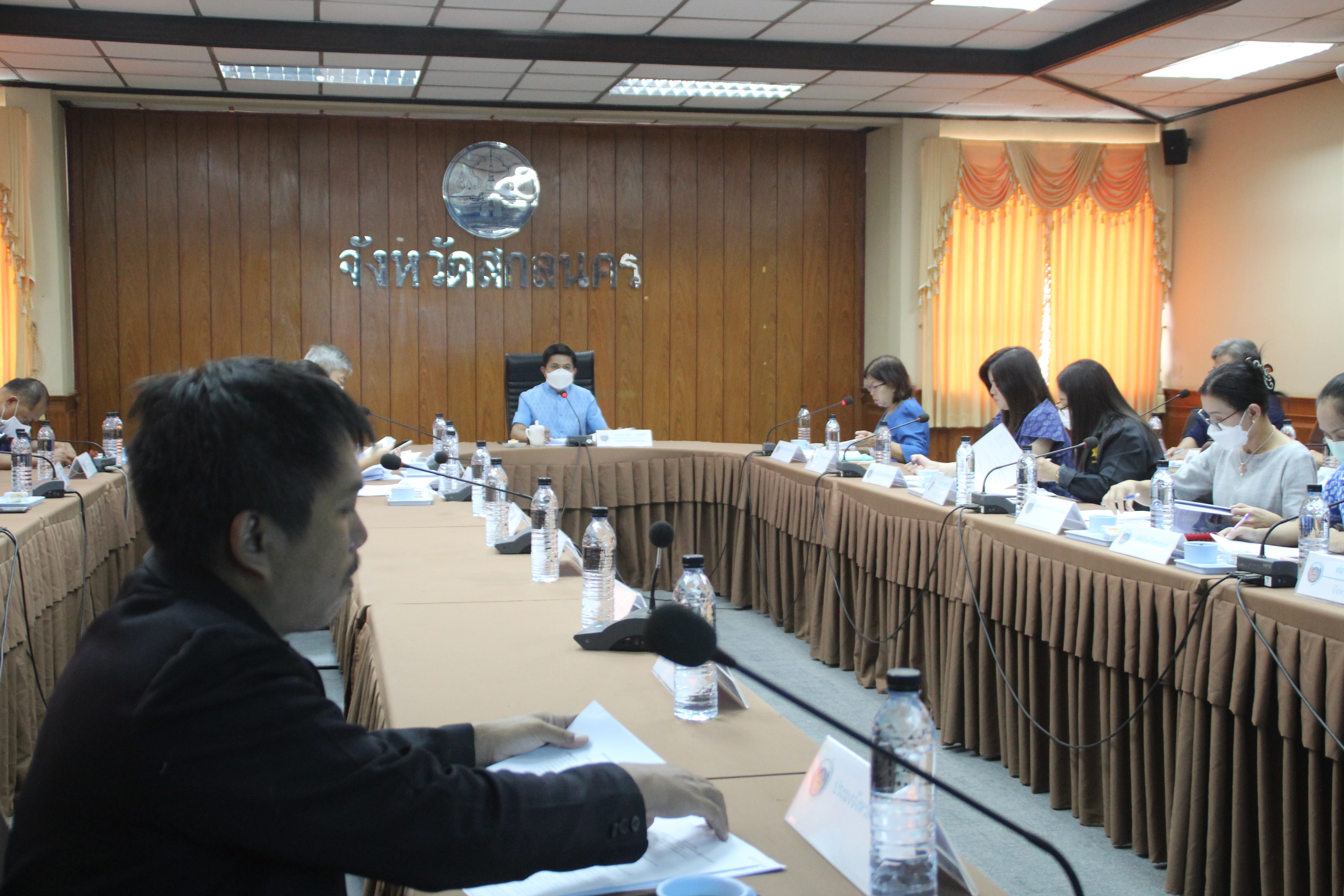 พช.สกลนคร : ร่วมประชุมคณะกรรมการประสานและขับเคลื่อนนโยบายสานพลังประชารัฐประจำจังหวัดสกลนคร ครั้งที่ 3/2565