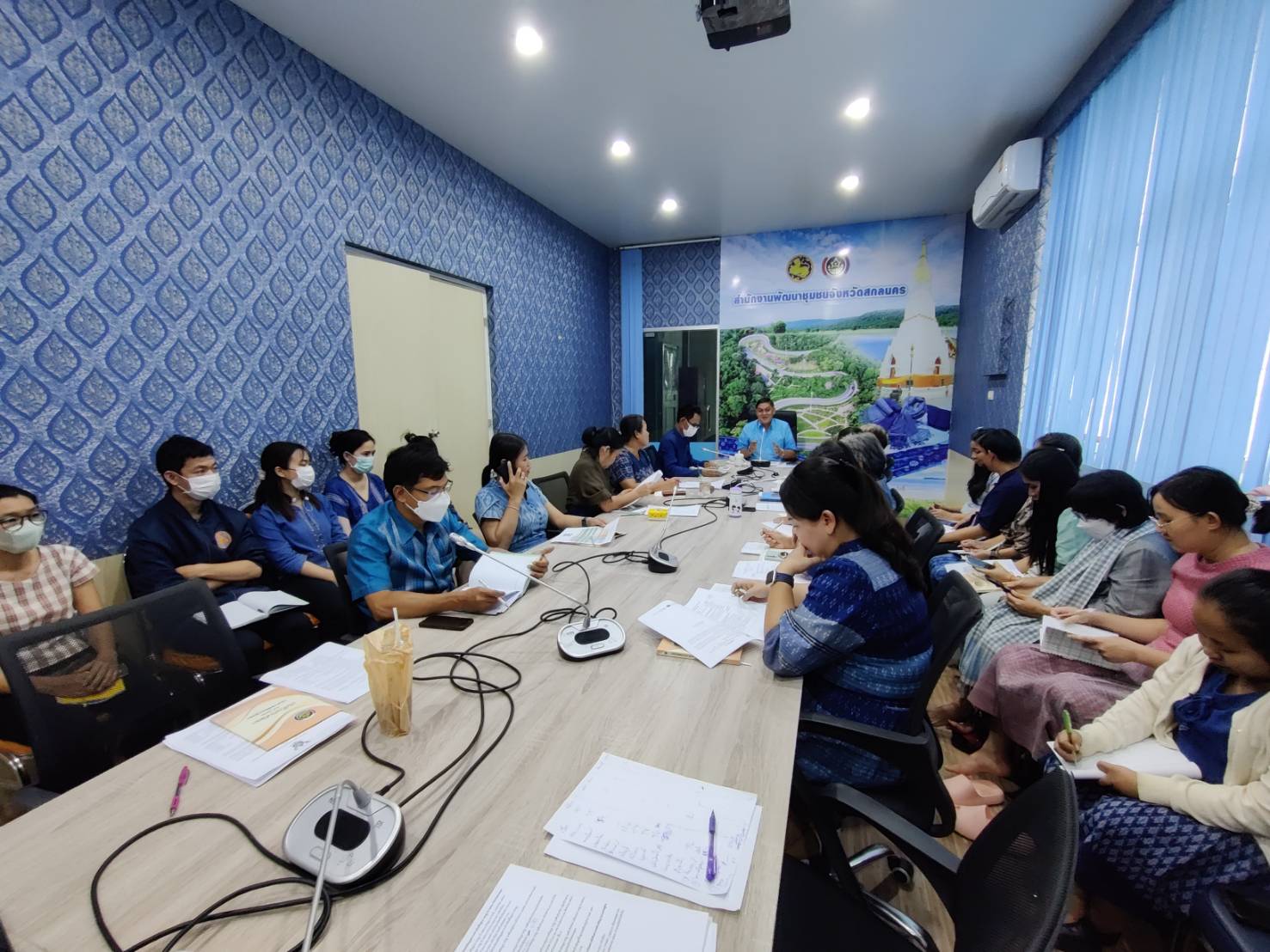 พช. สกลนคร เตรียมความพร้อมรับเสด็จ และติดตามความก้าวหน้าการขับเคลื่อนงานตามภารกิจกรมการพัฒนาชุมชน ไตรมาส 4/2566