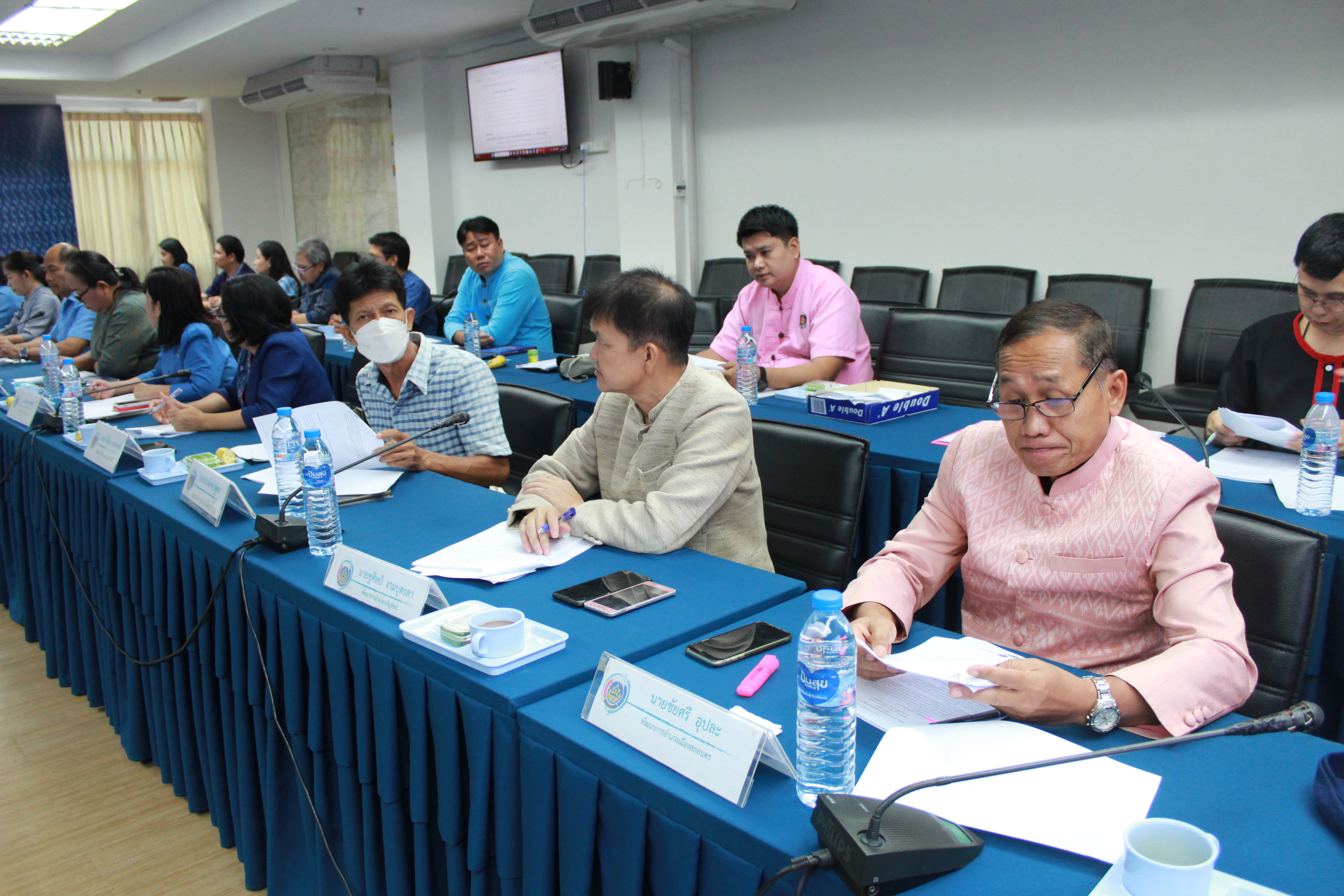 พช.สกลนคร : ประชุมผู้บริหารและนักวิชาการพัฒนาชุมชนจังหวัดสกลนคร ครั้งที่ 10/2566