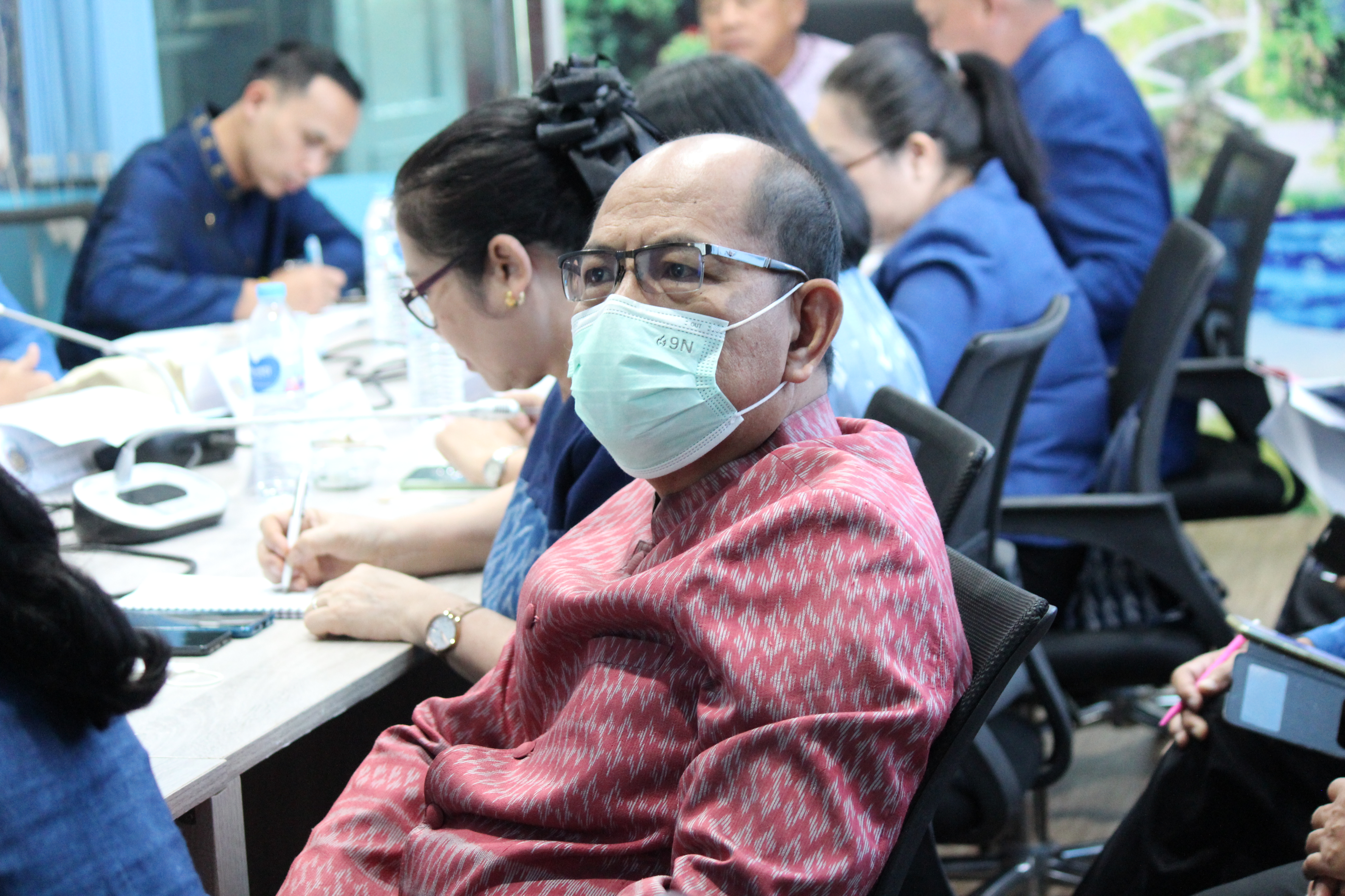 หัวหน้าผู้ตรวจราชการกรมการพัฒนาชุมชน ลงพื้นที่ตรวจติดตามผลปฏิบัติราชการ ในพื้นที่จังหวัดสกลนคร เน้นย้ำ การขับเคลื่อนการทำงานตามนโยบายสำคัญของกระทรวงมหาดไทย และกรมการพัฒนาชุมชน