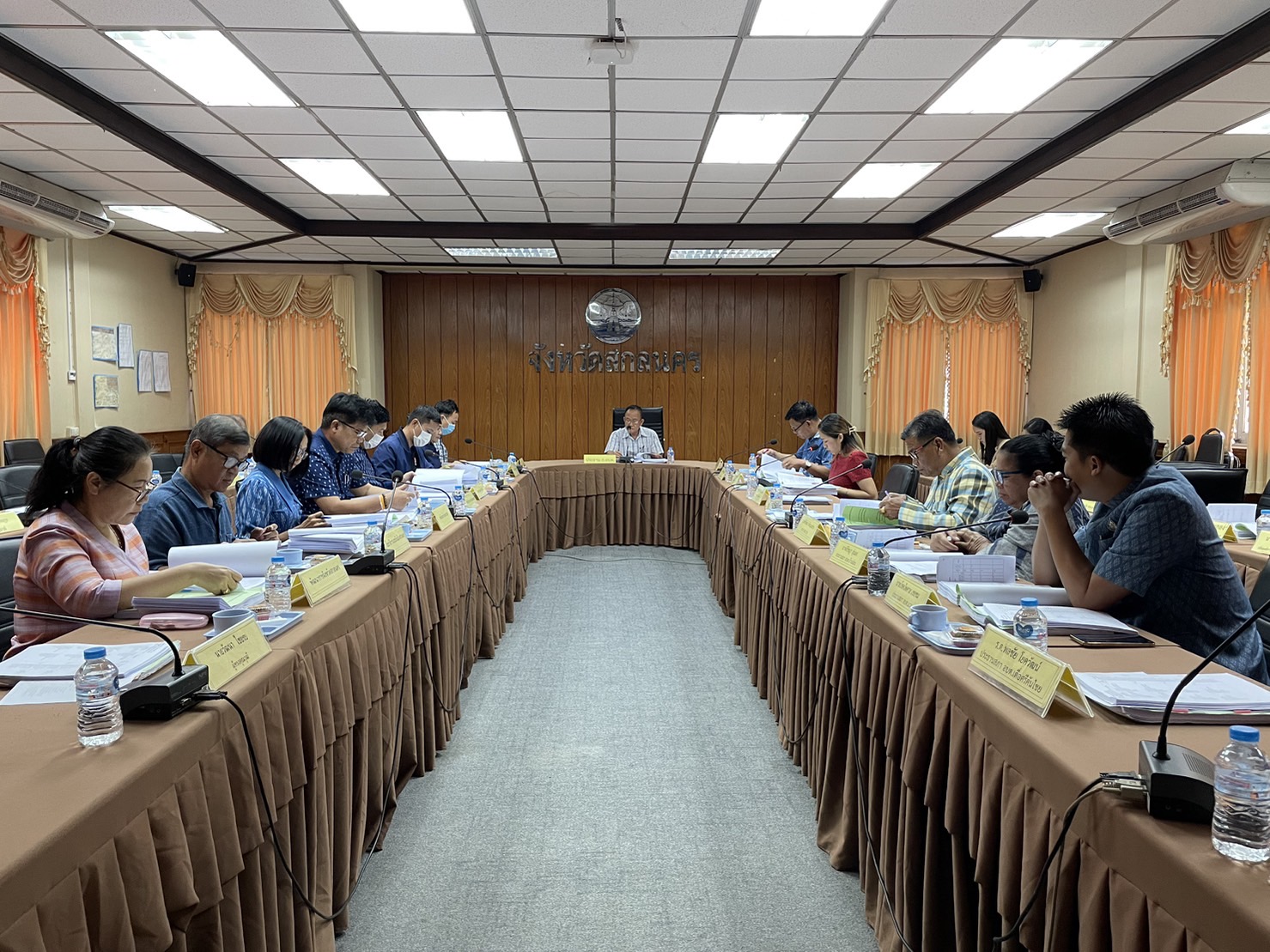 พช. สกลนคร : ร่วมประชุมคณะกรรมการพนักงานส่วนตำบลจังหวัดสกลนคร (ก.อบต.จังหวัดสกลนคร)