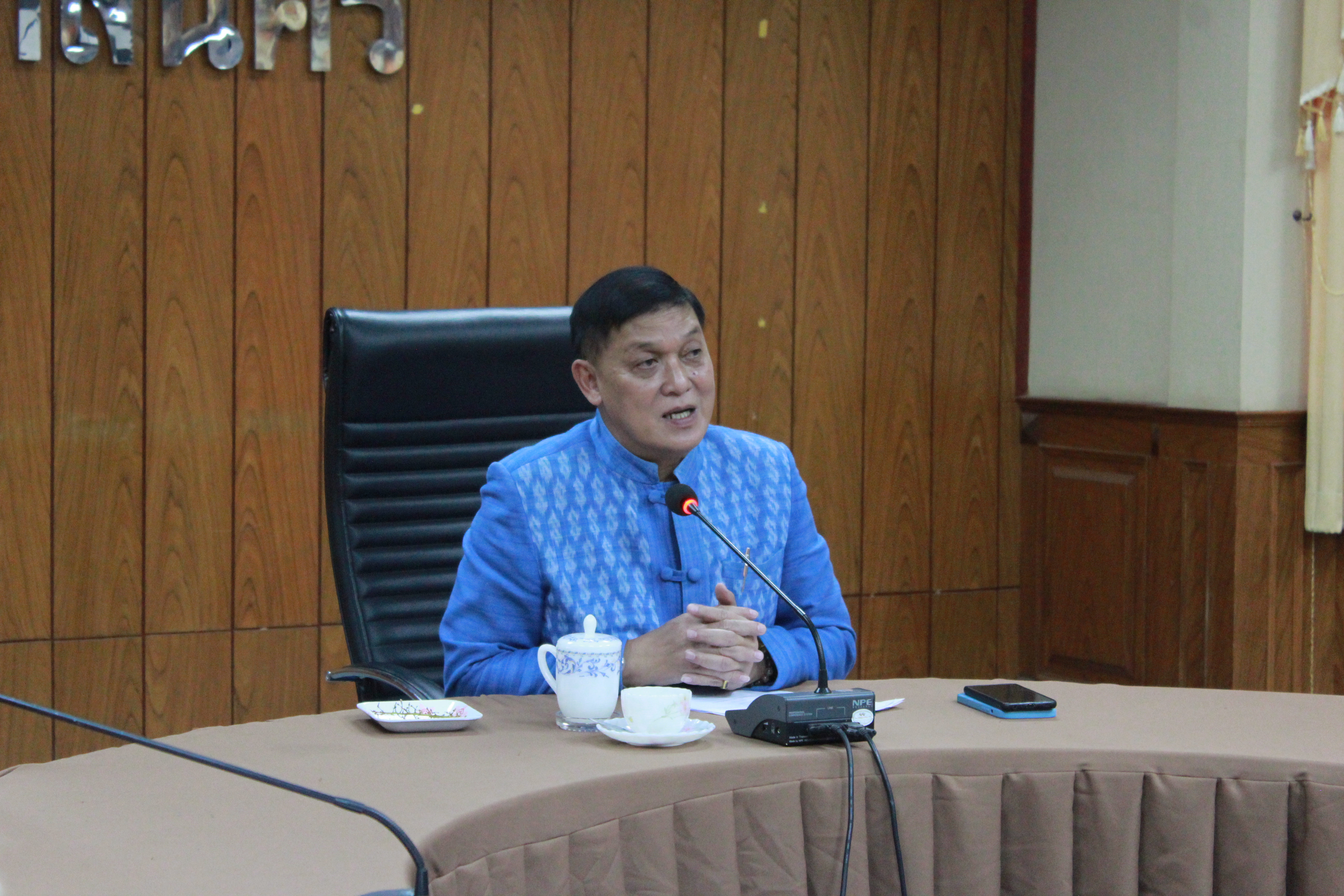 พช. สกลนคร : ประชุมนักวิชาการและเจ้าหน้าที่ เพื่อเตรียมความพร้อมขับเคลื่อนงานพัฒนาชุมชน ประจำเดือนตุลาคม 2566