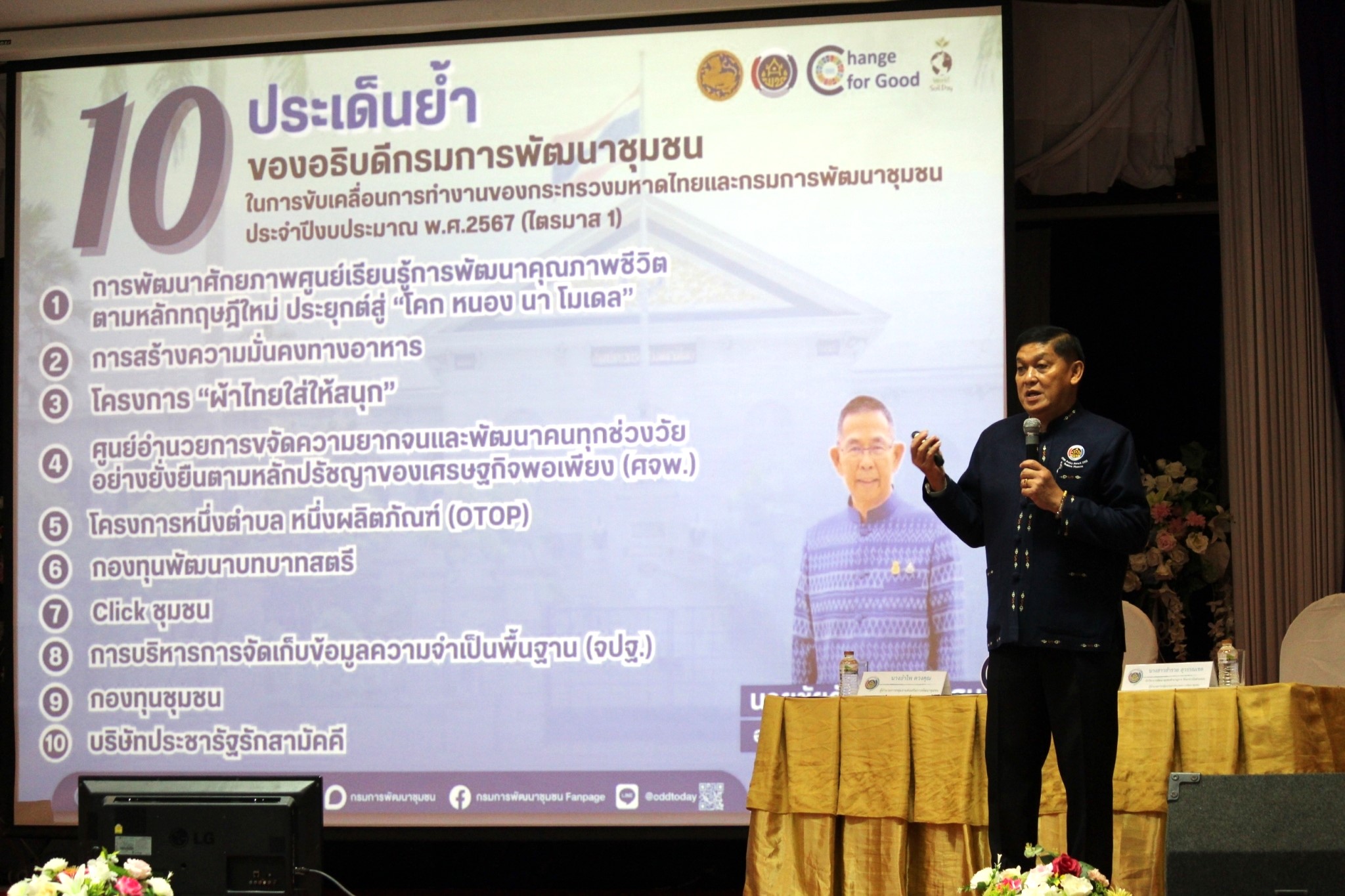 พช.สกลนคร ติดอาวุธทางความคิด เพิ่มสมรรถนะบุคลากร พร้อมขับเคลื่อนงานพัฒนาชุมชนปี 2567 อย่างมีประสิทธิภาพ