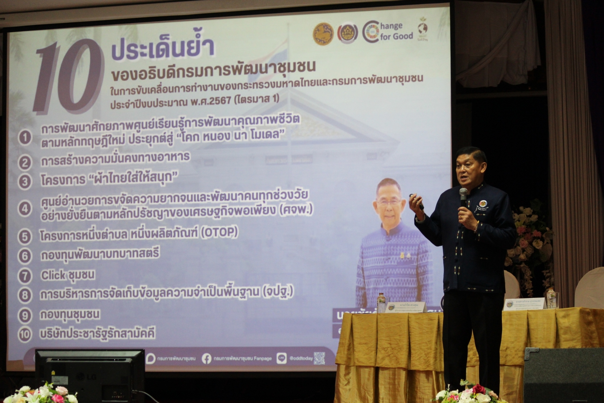 พช.สกลนคร ติดอาวุธทางความคิด เพิ่มสมรรถนะบุคลากร พร้อมขับเคลื่อนงานพัฒนาชุมชนปี 2567 อย่างมีประสิทธิภาพ
