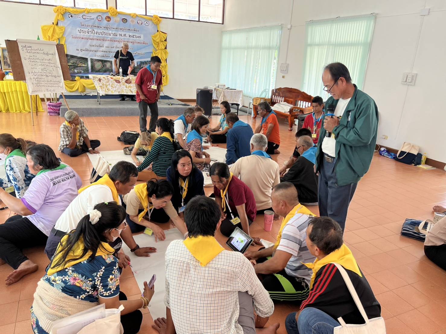 📢จังหวัดสกลนคร : สร้างผู้นำพัฒนา (Change Leader) ตามโครงการพัฒนาหมู่บ้านเศรษฐกิจพอเพียง กิจกรรมอบรมแกนนำขับเคลื่อนหมู่บ้านเศรษฐกิจพอเพียง